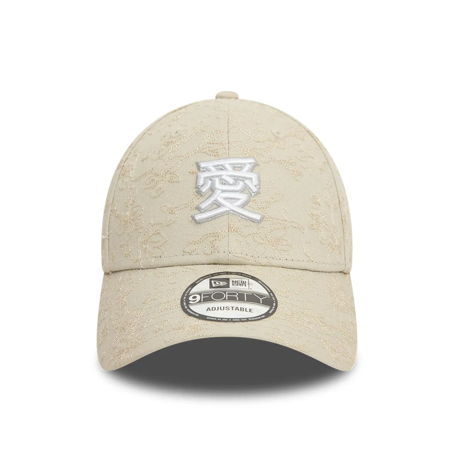 New Era Cherry Blossom Love Light Beige 9FORTY Adjustable Cap Billy J