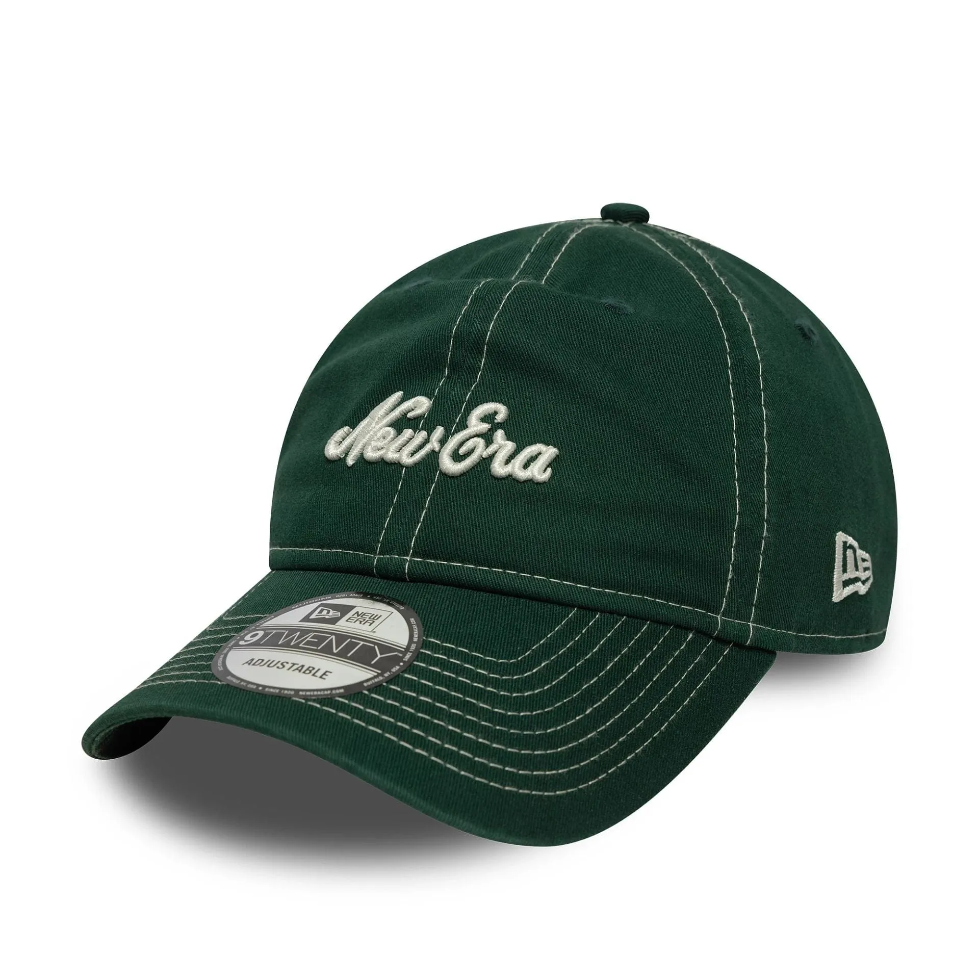 New Era Contrast Stitch Dark Green 9TWENTY Adjustable Cap Billy J