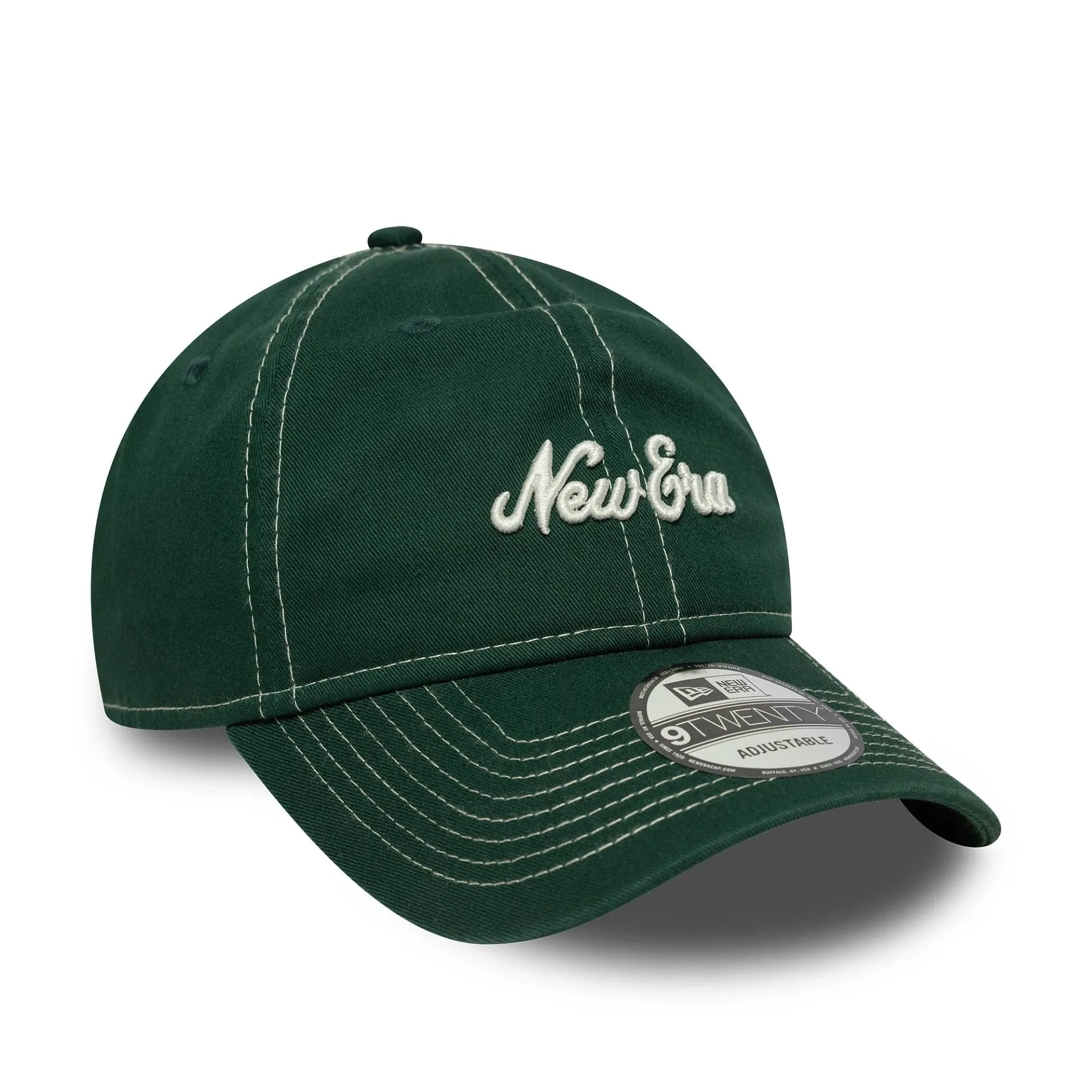 New Era Contrast Stitch Dark Green 9TWENTY Adjustable Cap Billy J