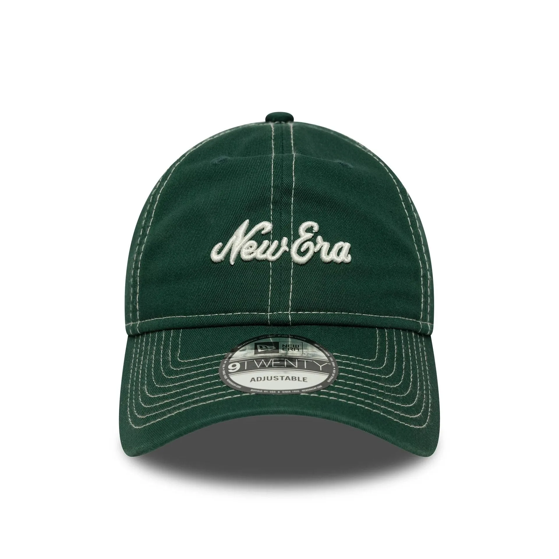 New Era Contrast Stitch Dark Green 9TWENTY Adjustable Cap Billy J