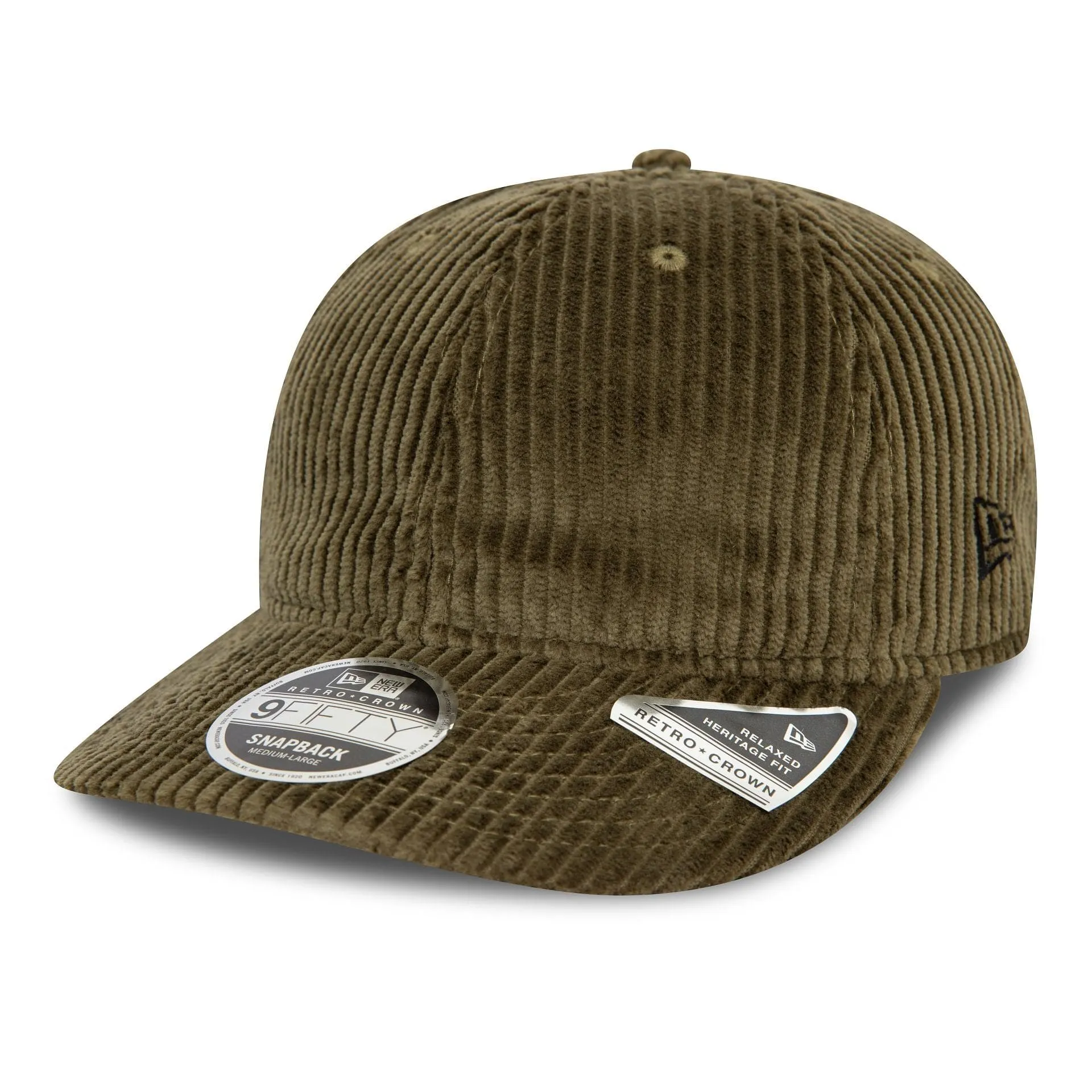 New Era Cord Khaki 9FIFTY Retro Crown Cap Billy J
