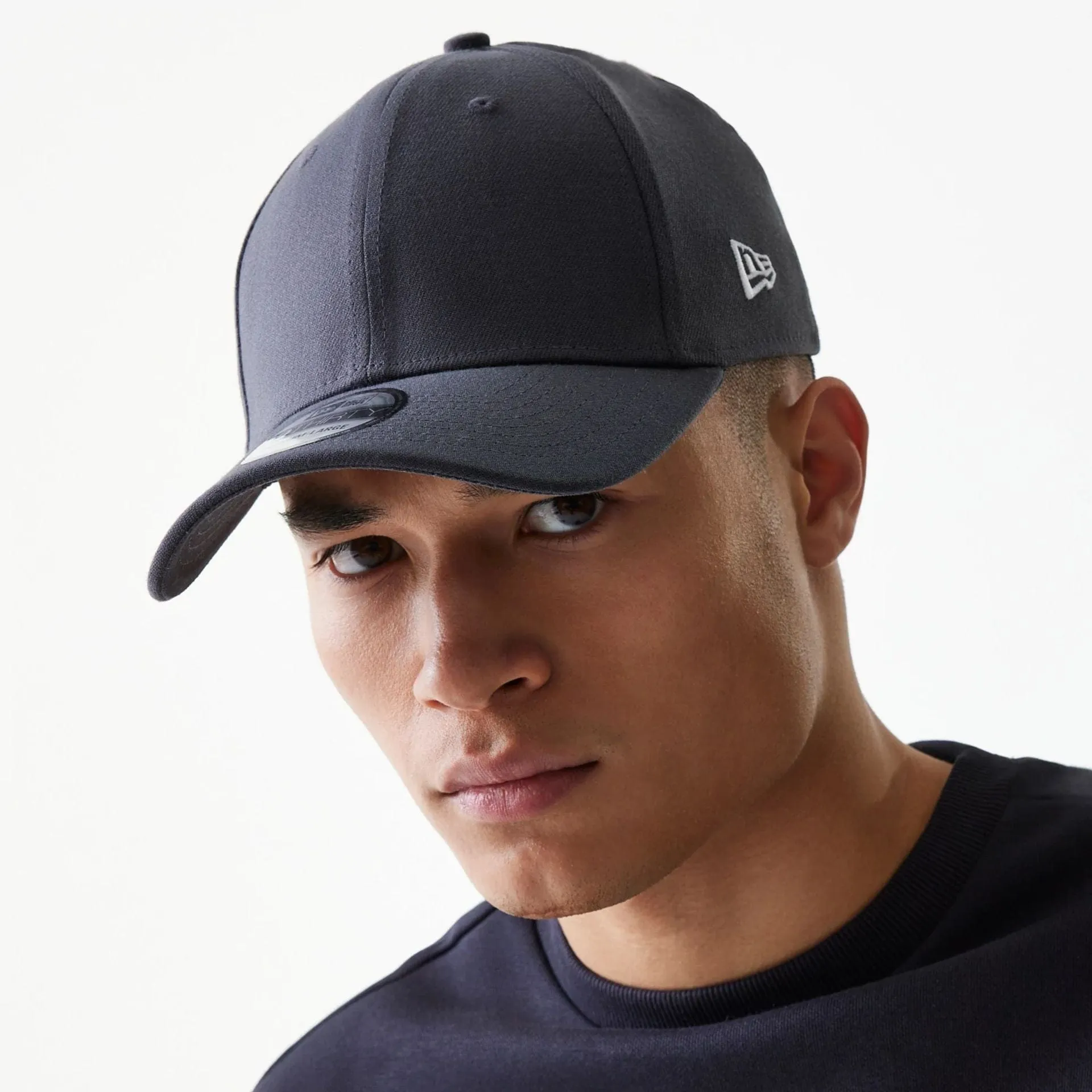 New Era Flag Graphite Grey 39THIRTY Cap Billy J