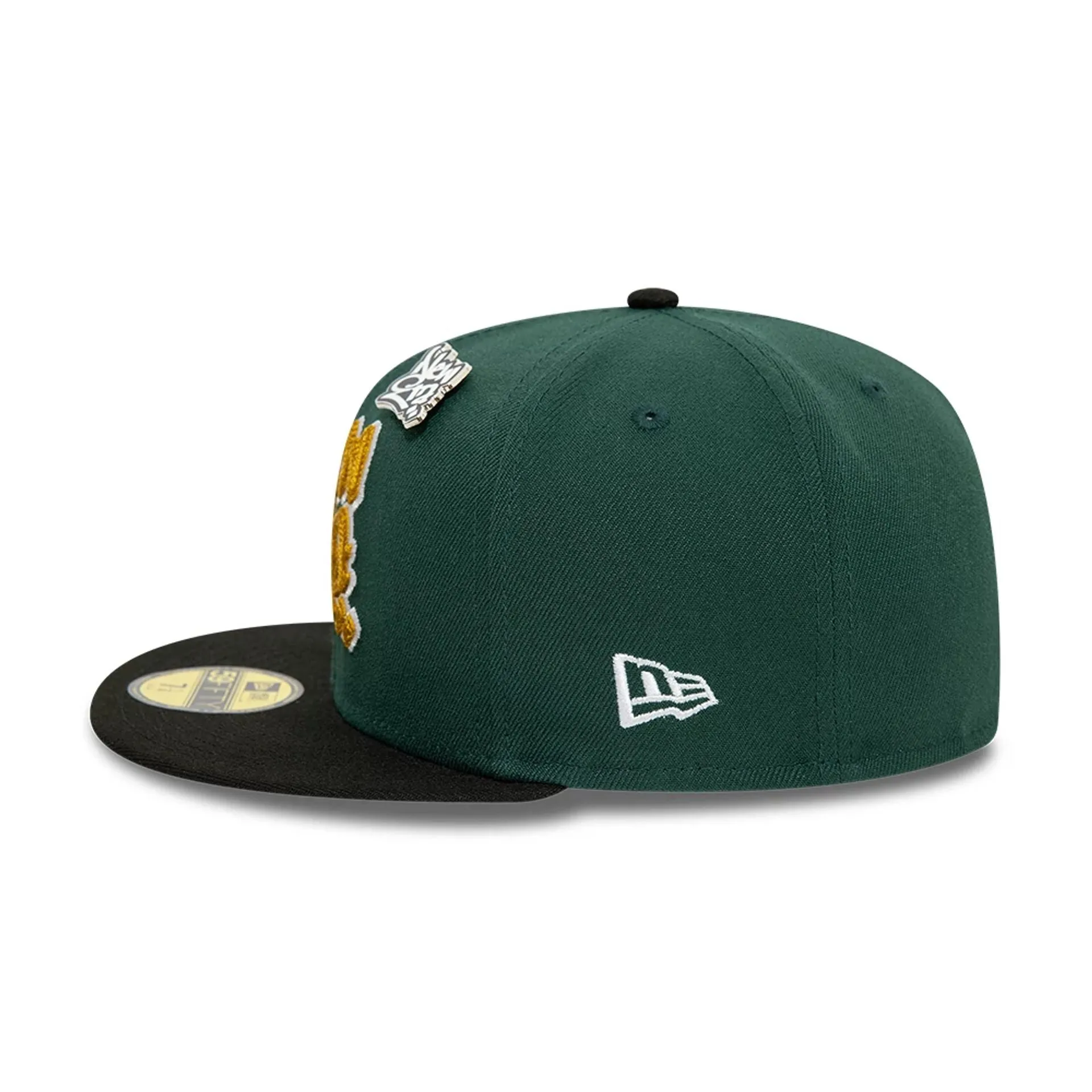New Era Front Script Dark Green 59FIFTY Fitted Cap Billy J