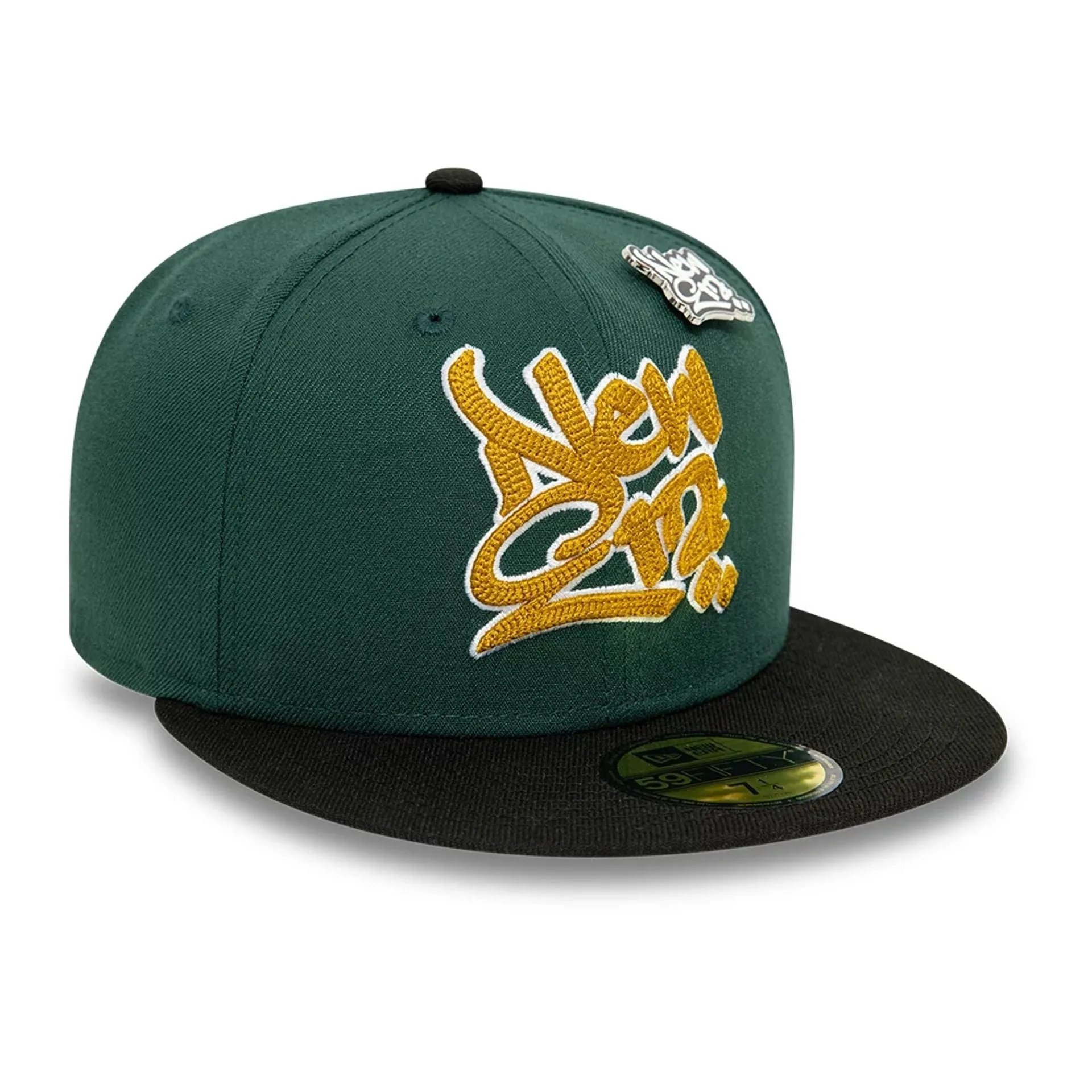New Era Front Script Dark Green 59FIFTY Fitted Cap Billy J