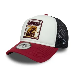 New Era Graphic Patch White 9FORTY A-Frame Trucker Adjustable Cap Billy J