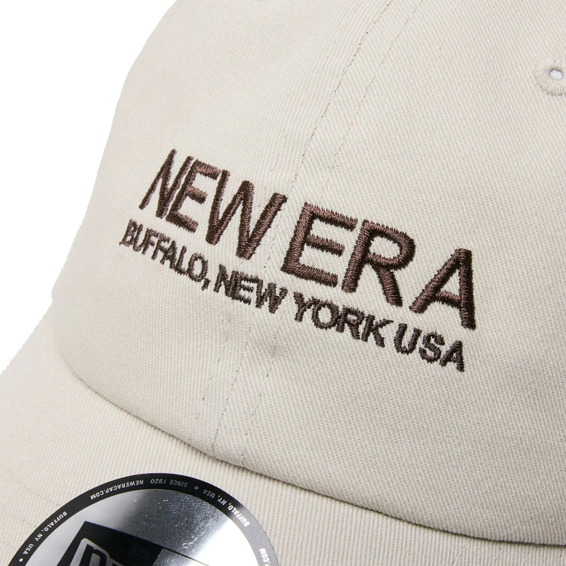 New Era Japan The Origin Strap Logo Light Beige Casual Classic Adjustable Cap Billy J