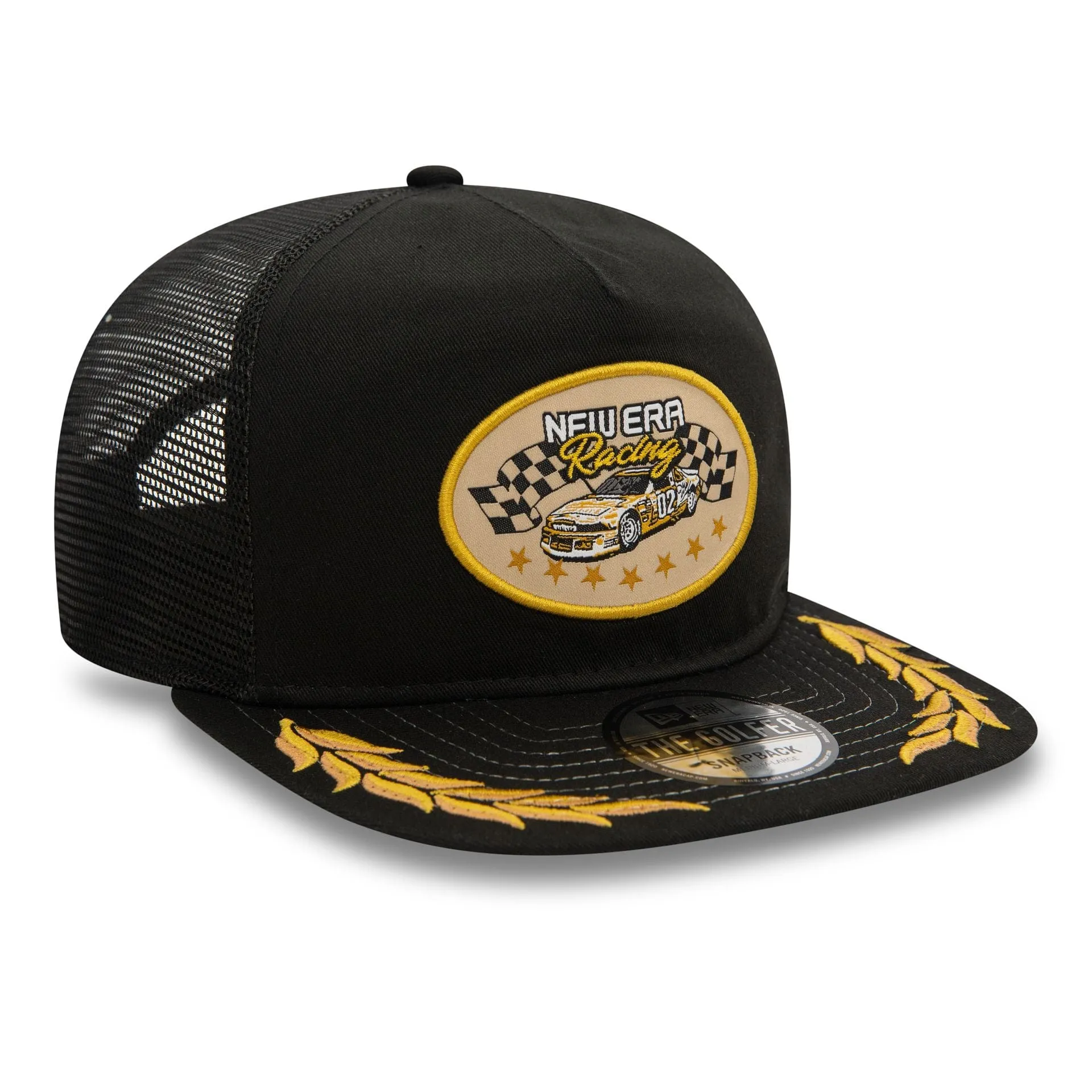 New Era Motorsport Black Golfer Cap Billy J