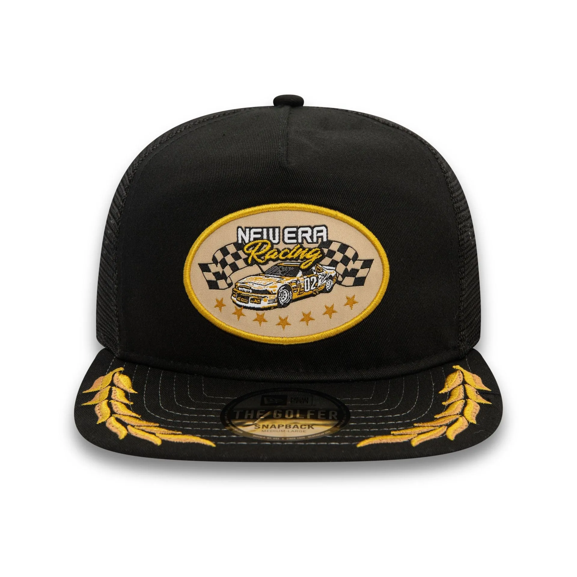 New Era Motorsport Black Golfer Cap Billy J
