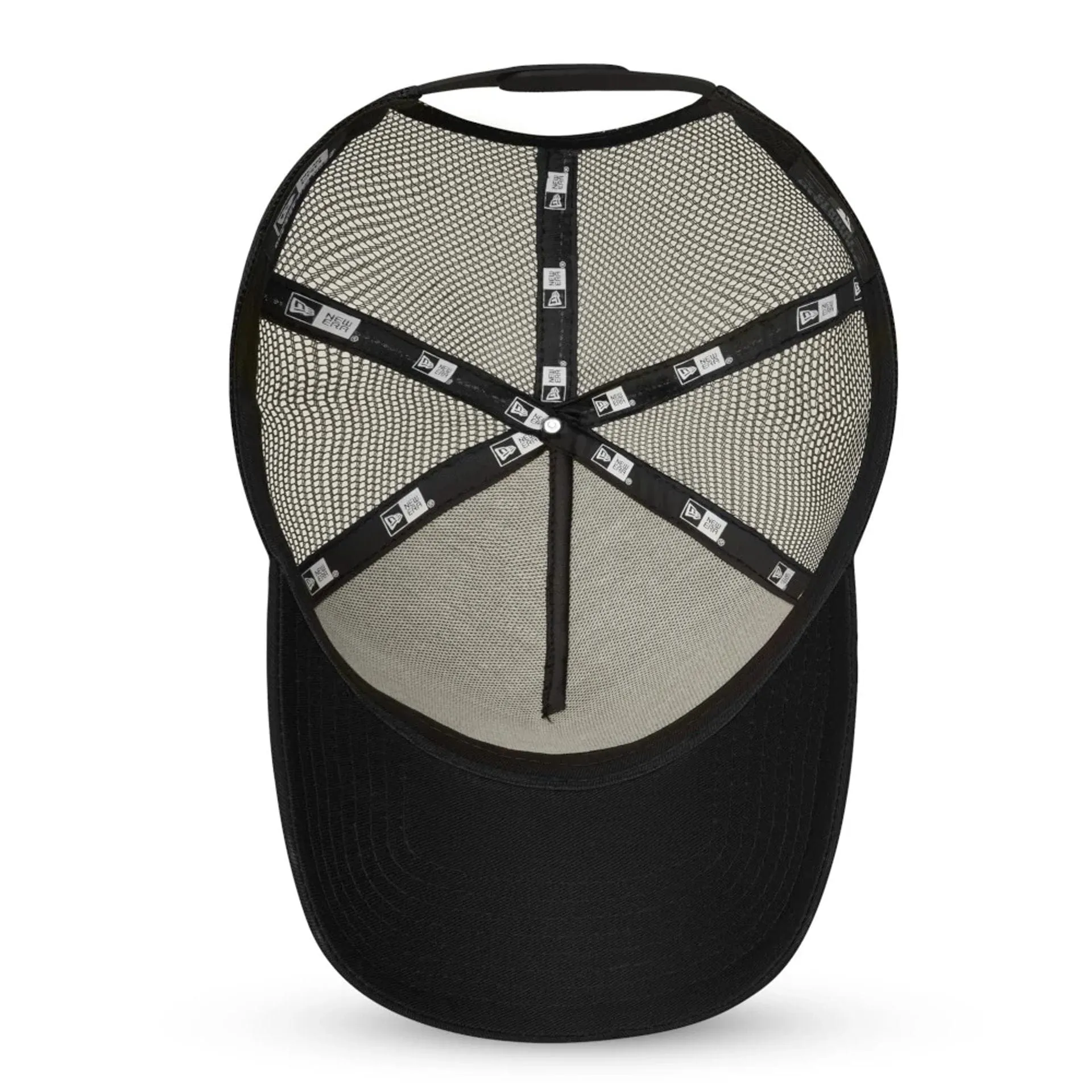 New Era Patch Black A-Frame Trucker Cap Billy J