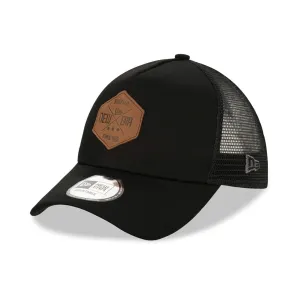 New Era Patch Black A-Frame Trucker Cap Billy J