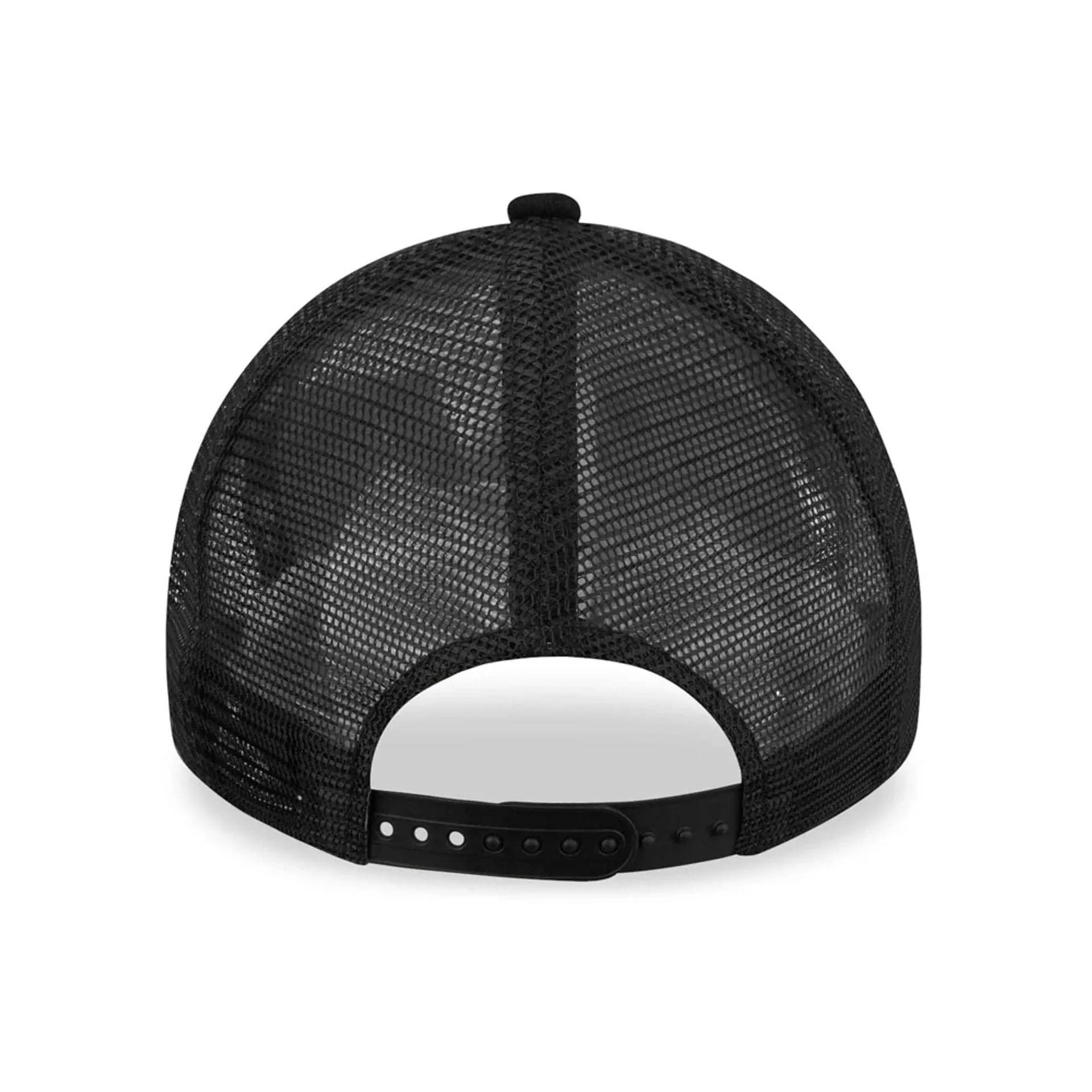 New Era Patch Black A-Frame Trucker Cap Billy J