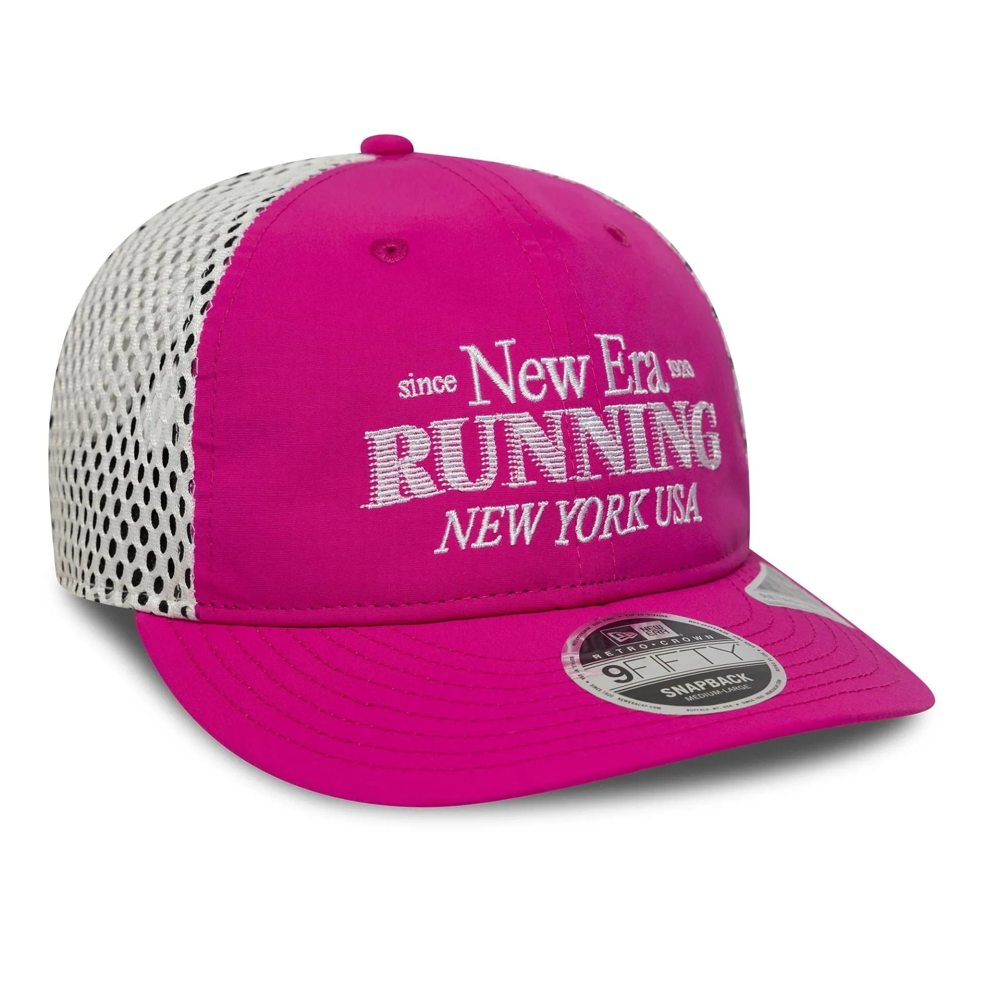 New Era Running Dark Red Retro Crown 9FIFTY Adjustable Cap Billy J