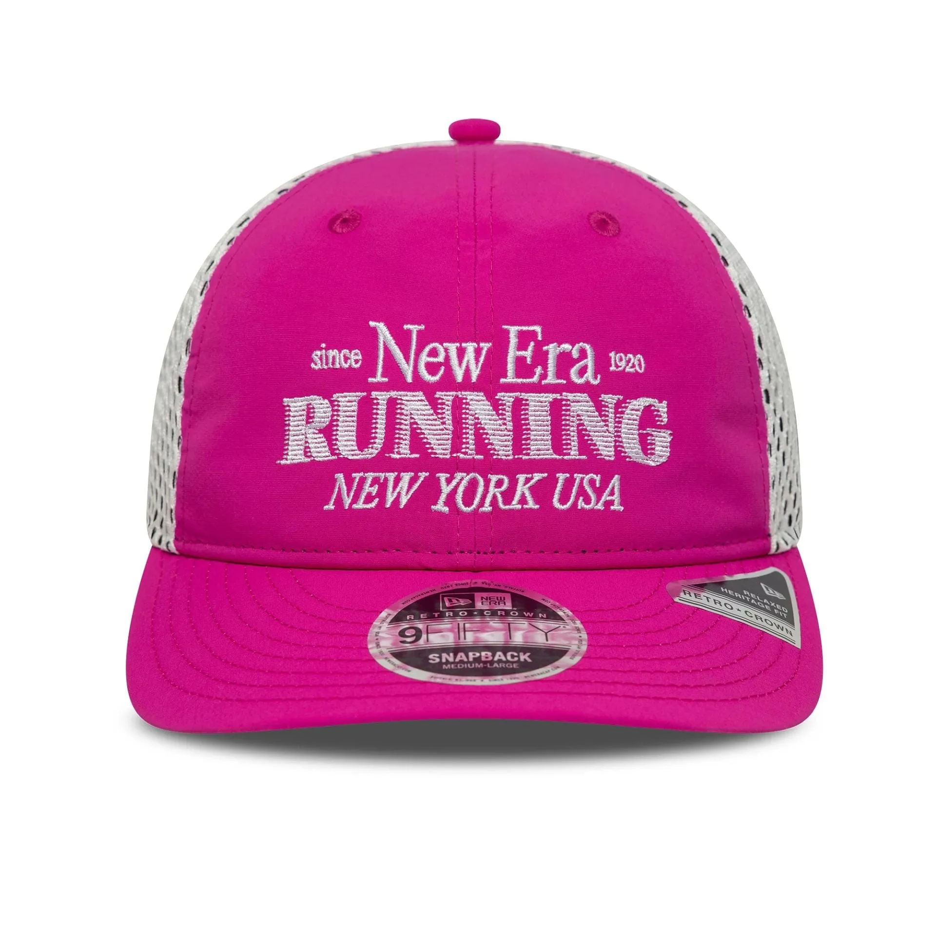 New Era Running Dark Red Retro Crown 9FIFTY Adjustable Cap Billy J