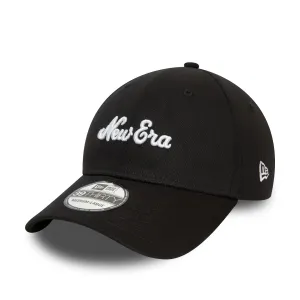 New Era Script Black 39THIRTY Stretch Fit Cap Billy J