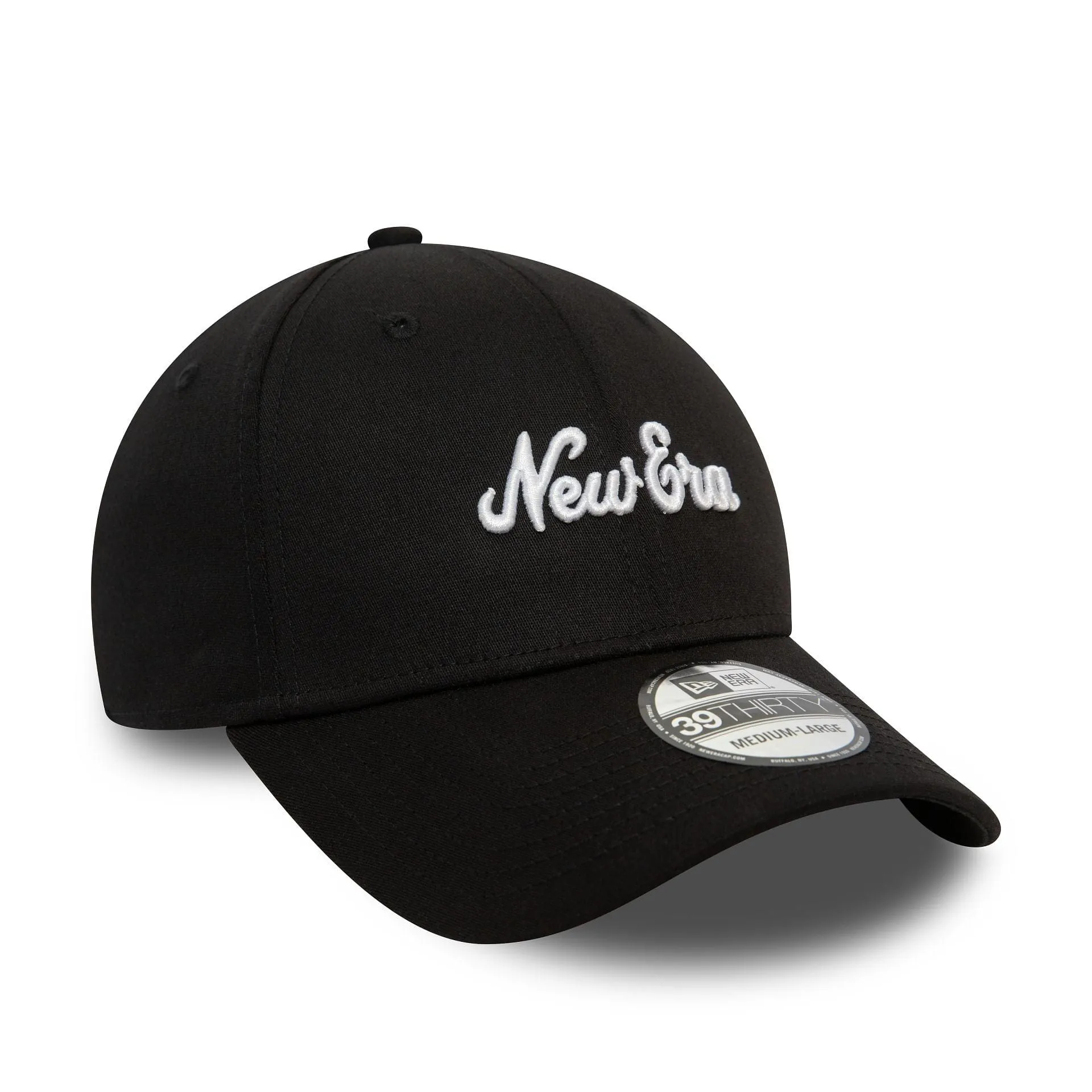 New Era Script Black 39THIRTY Stretch Fit Cap Billy J