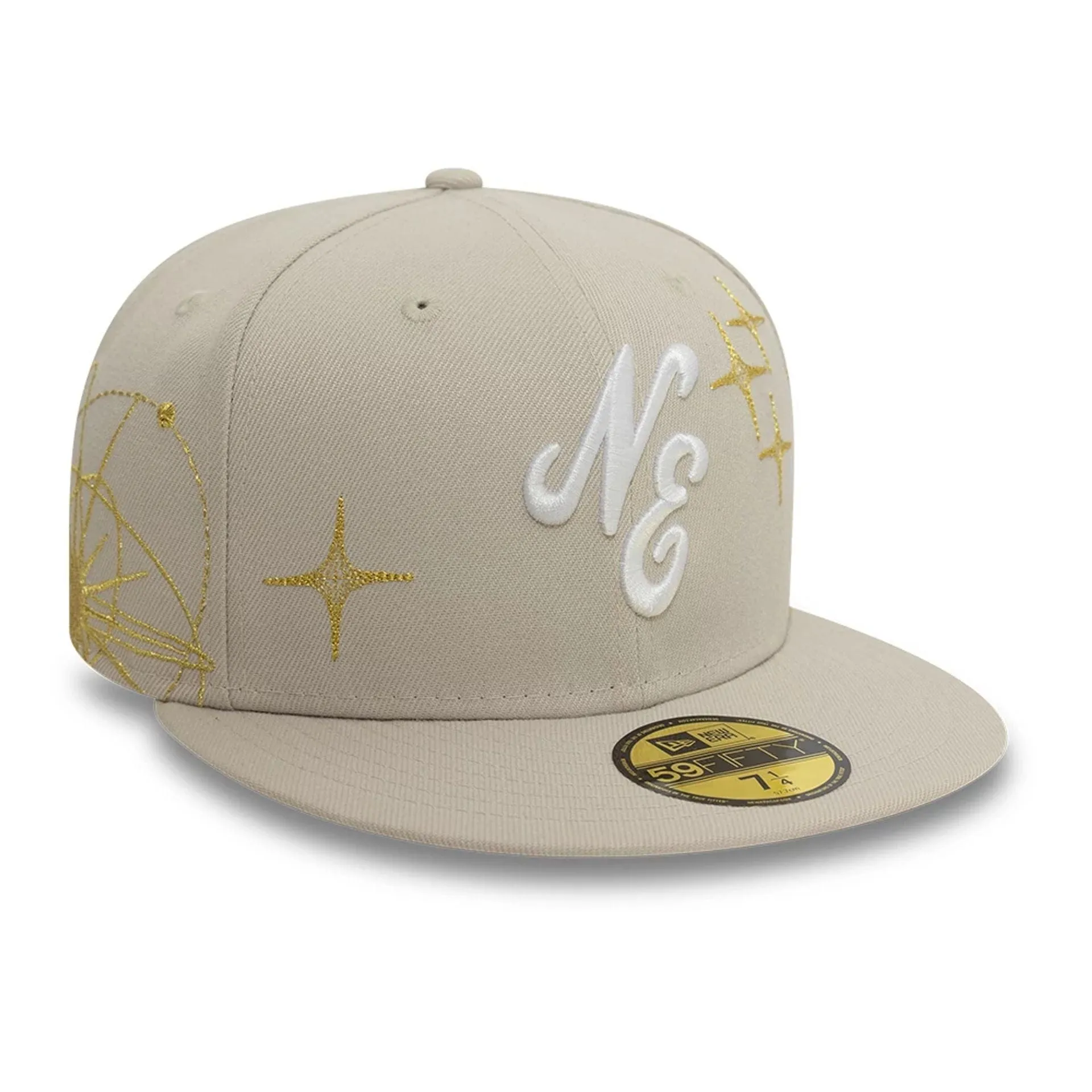 New Era Zodiac Light Beige 59FIFTY Fitted Cap Billy J
