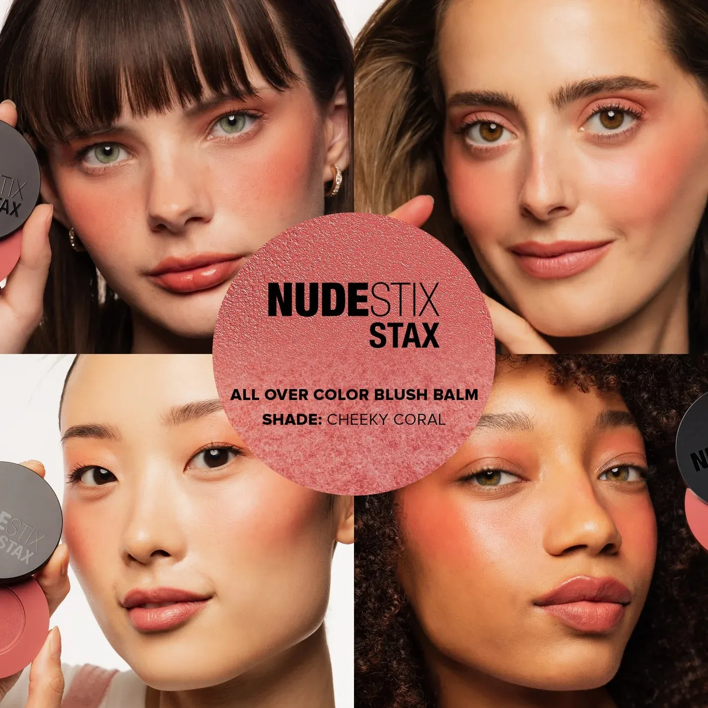 Nudestix STAX All Over Color Blush Balm (many shades) NIB