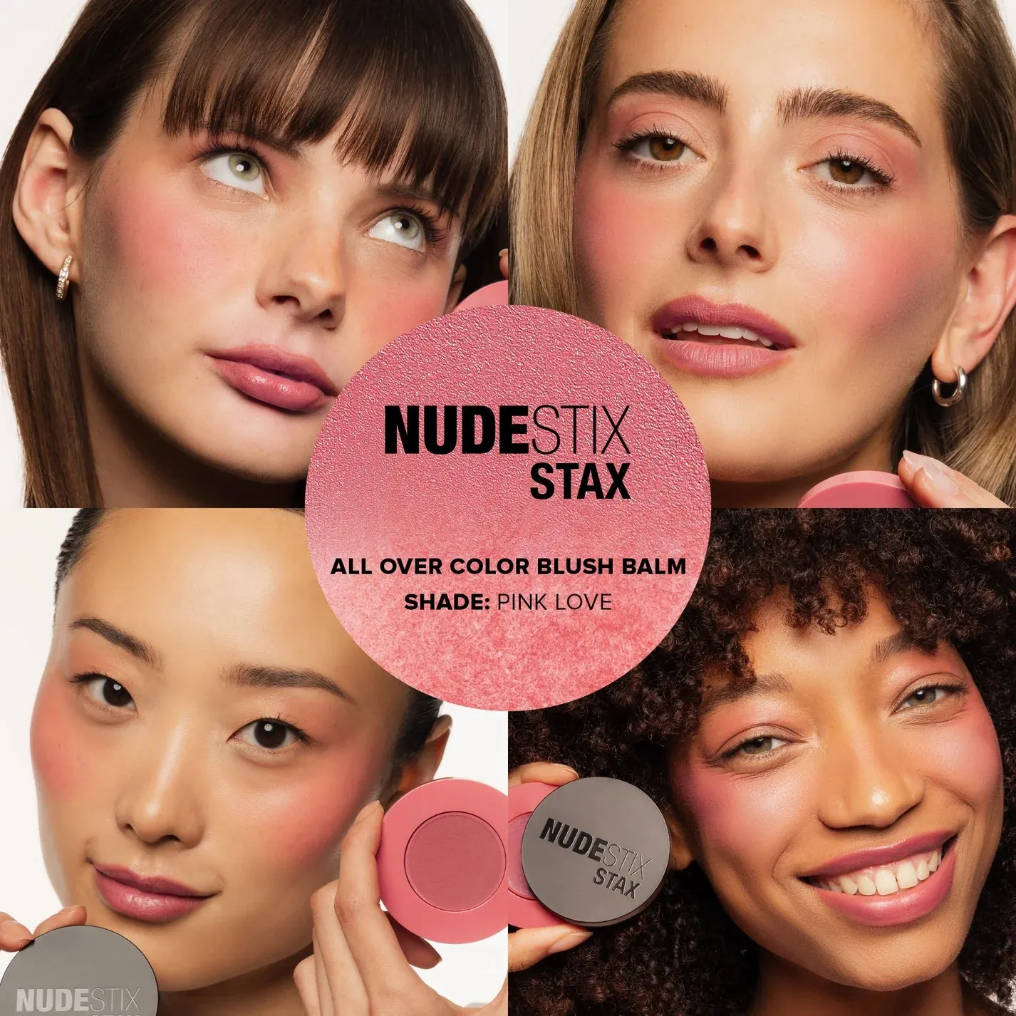 Nudestix STAX All Over Color Blush Balm (many shades) NIB