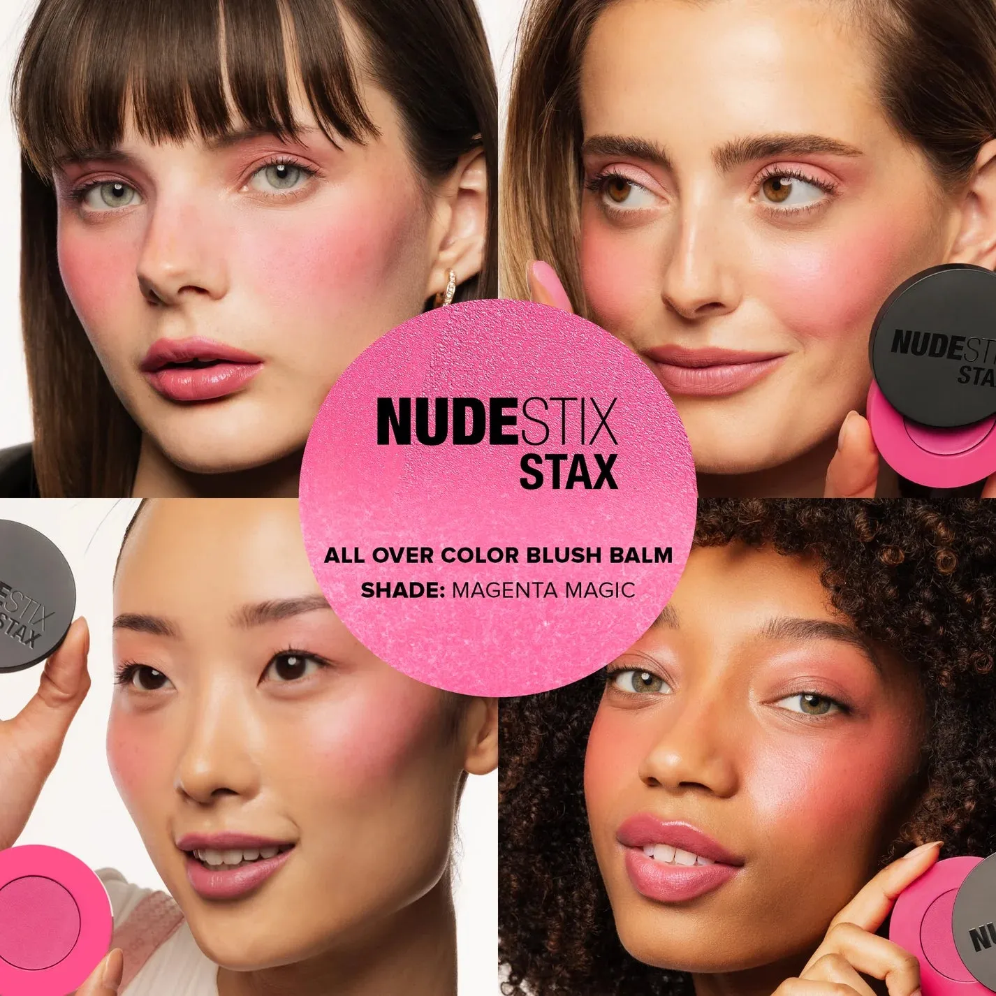 Nudestix STAX All Over Color Blush Balm (many shades) NIB