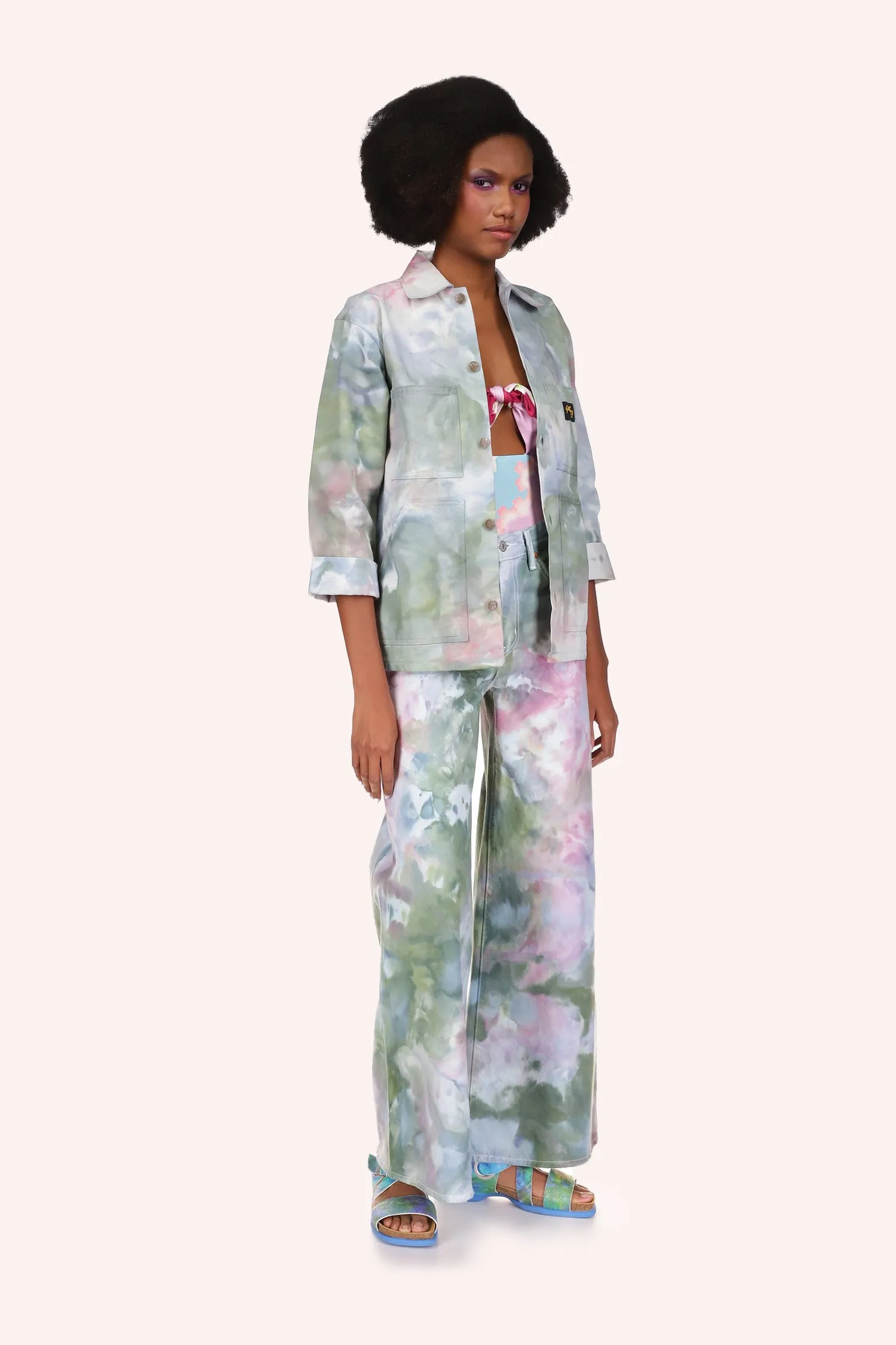 Ocean Tie Dye Jacket Annasui