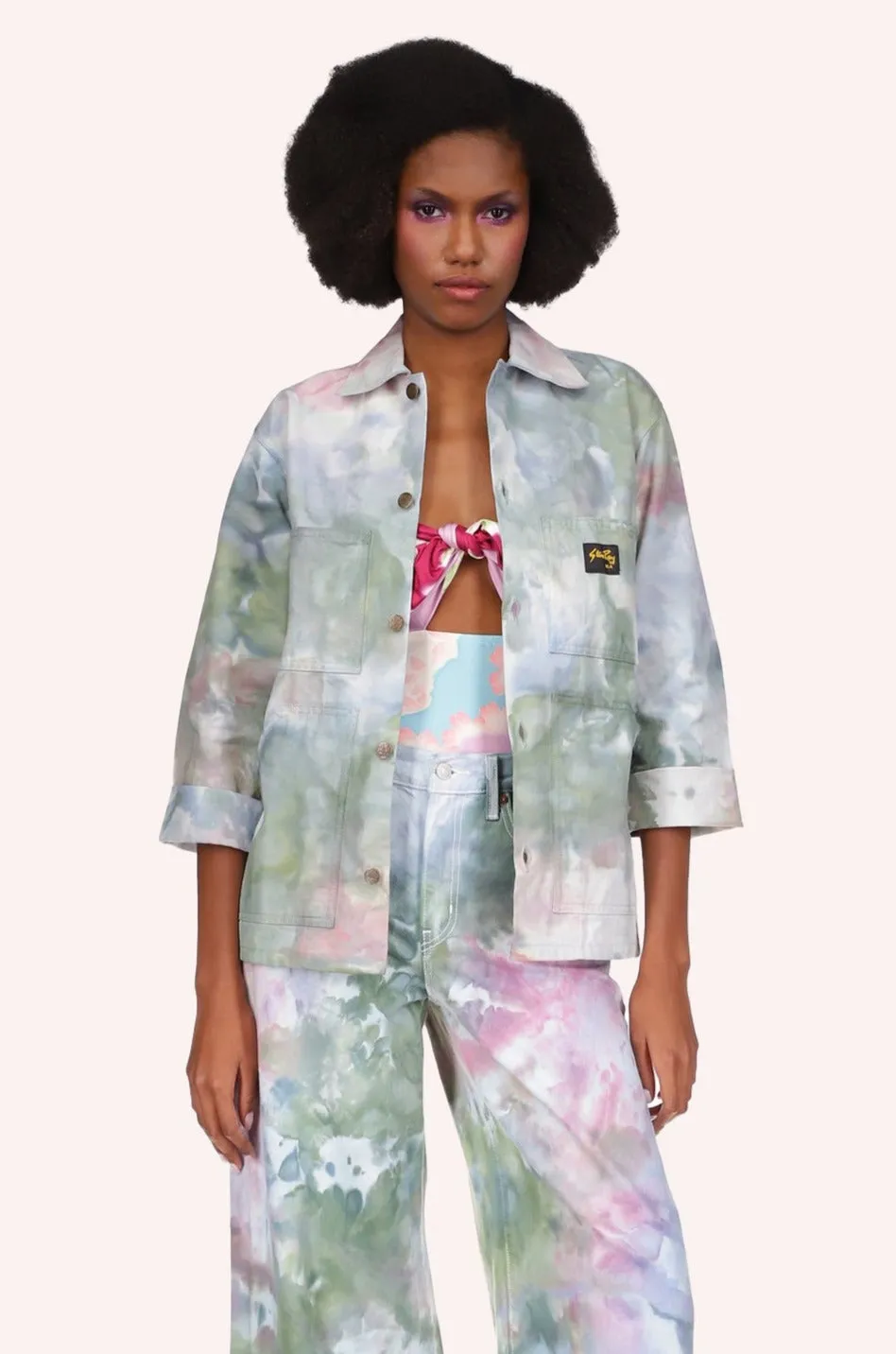 Ocean Tie Dye Jacket Annasui