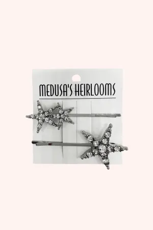 Oh My Stars Hair Pins Silver Annasui