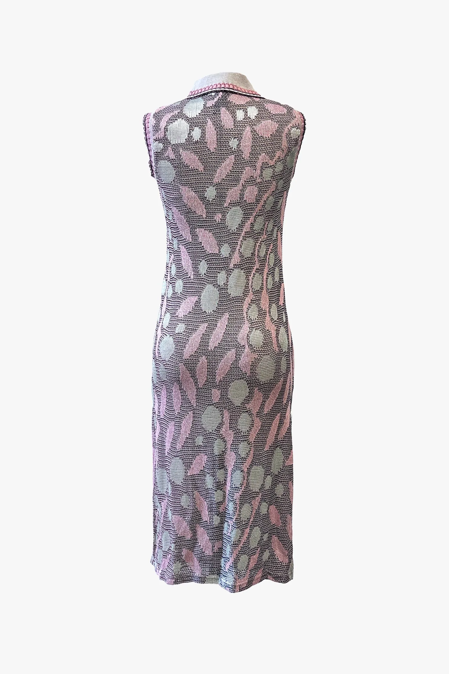 Opalescent Knit Polo Dress Annasui