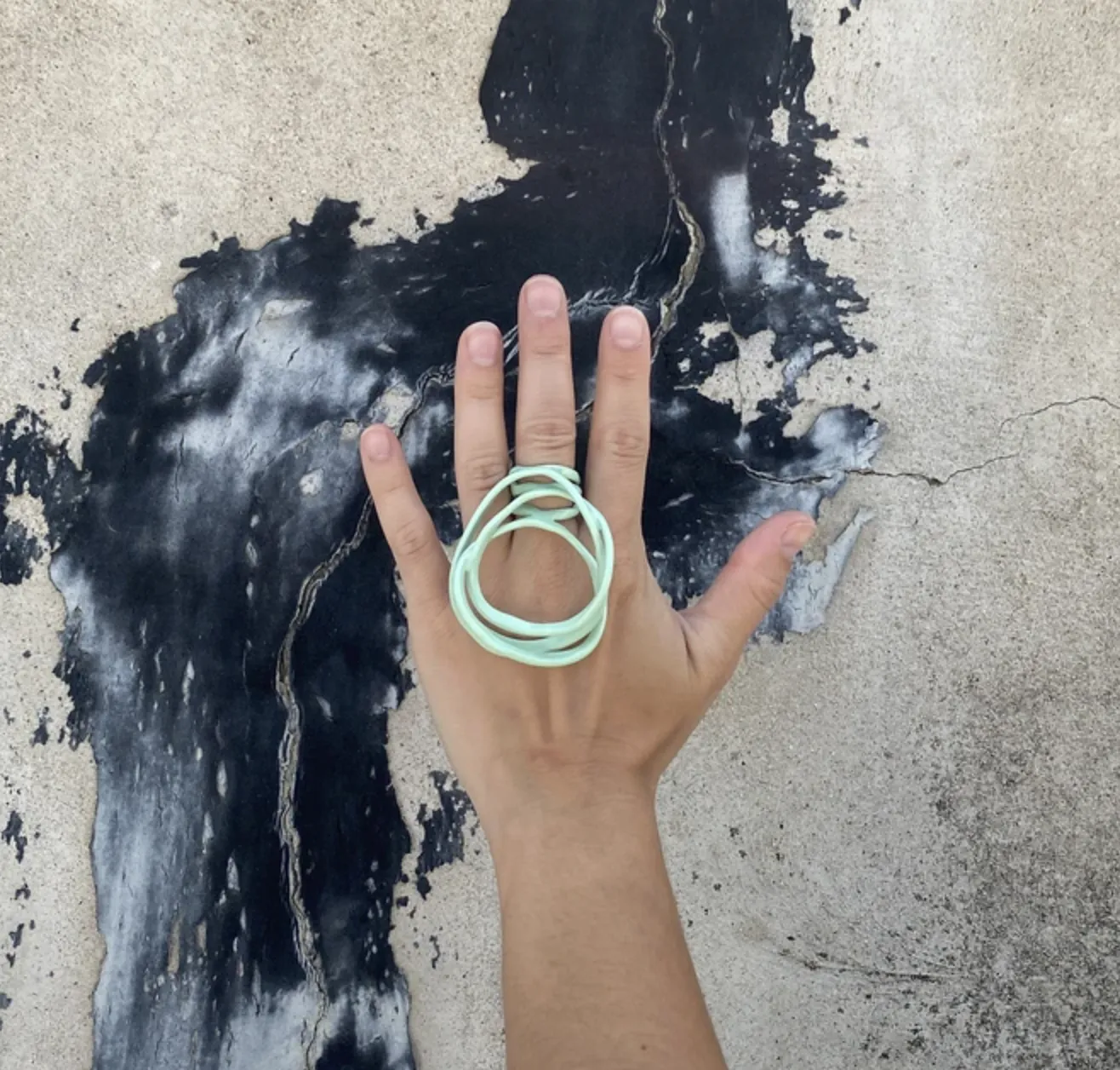 Open Weave Ring-Triple