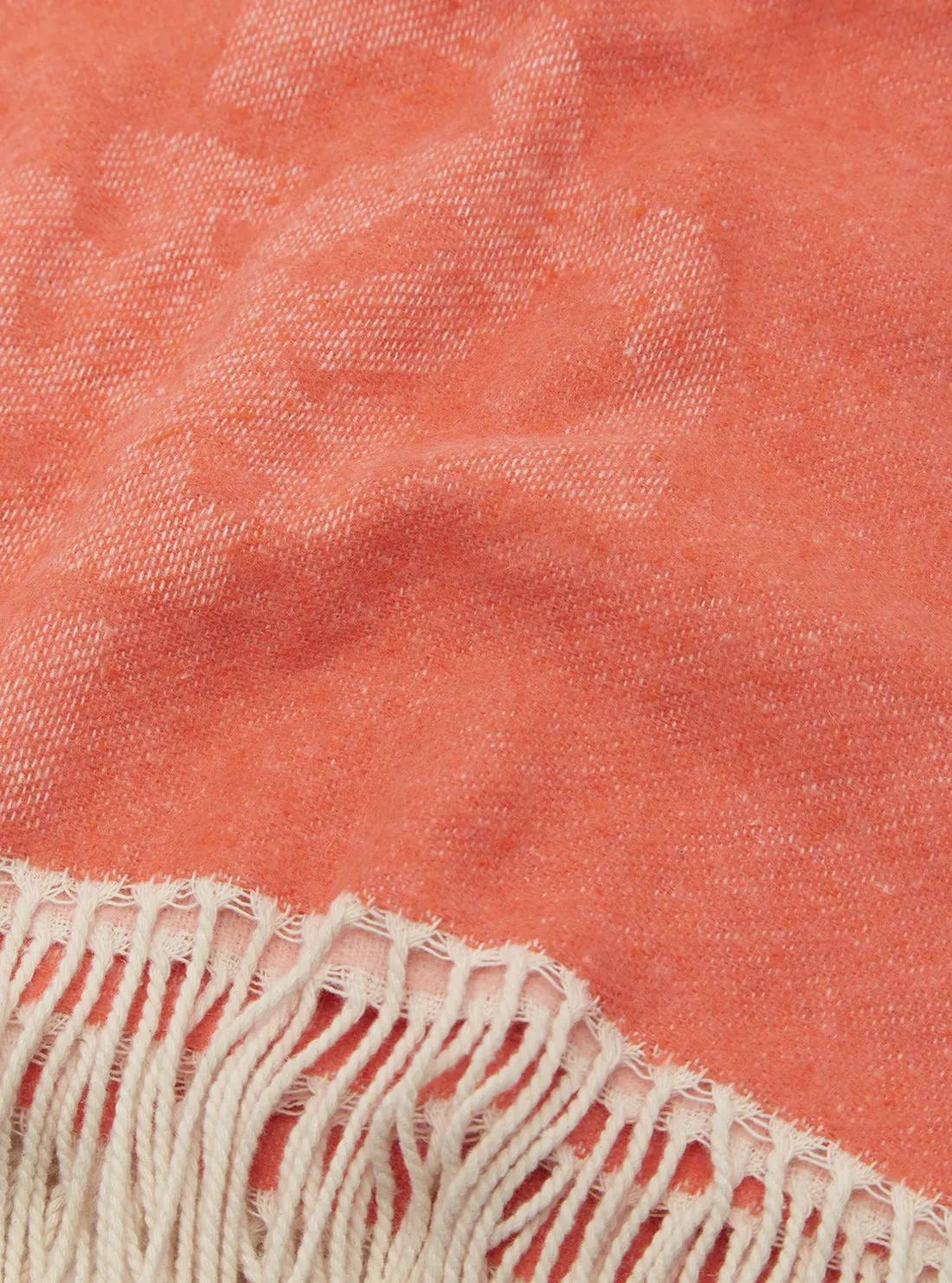 Orange Logo Blanket Guess