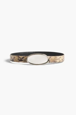 Oval Plaque Belt Altuzarra