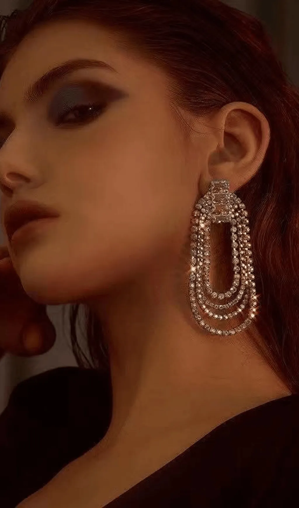 Oval tassel earrings Gloria Lanvin