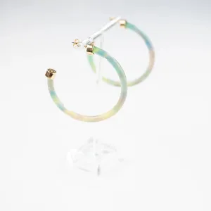 OVER THE RAINBOW HOOP EARRINGS