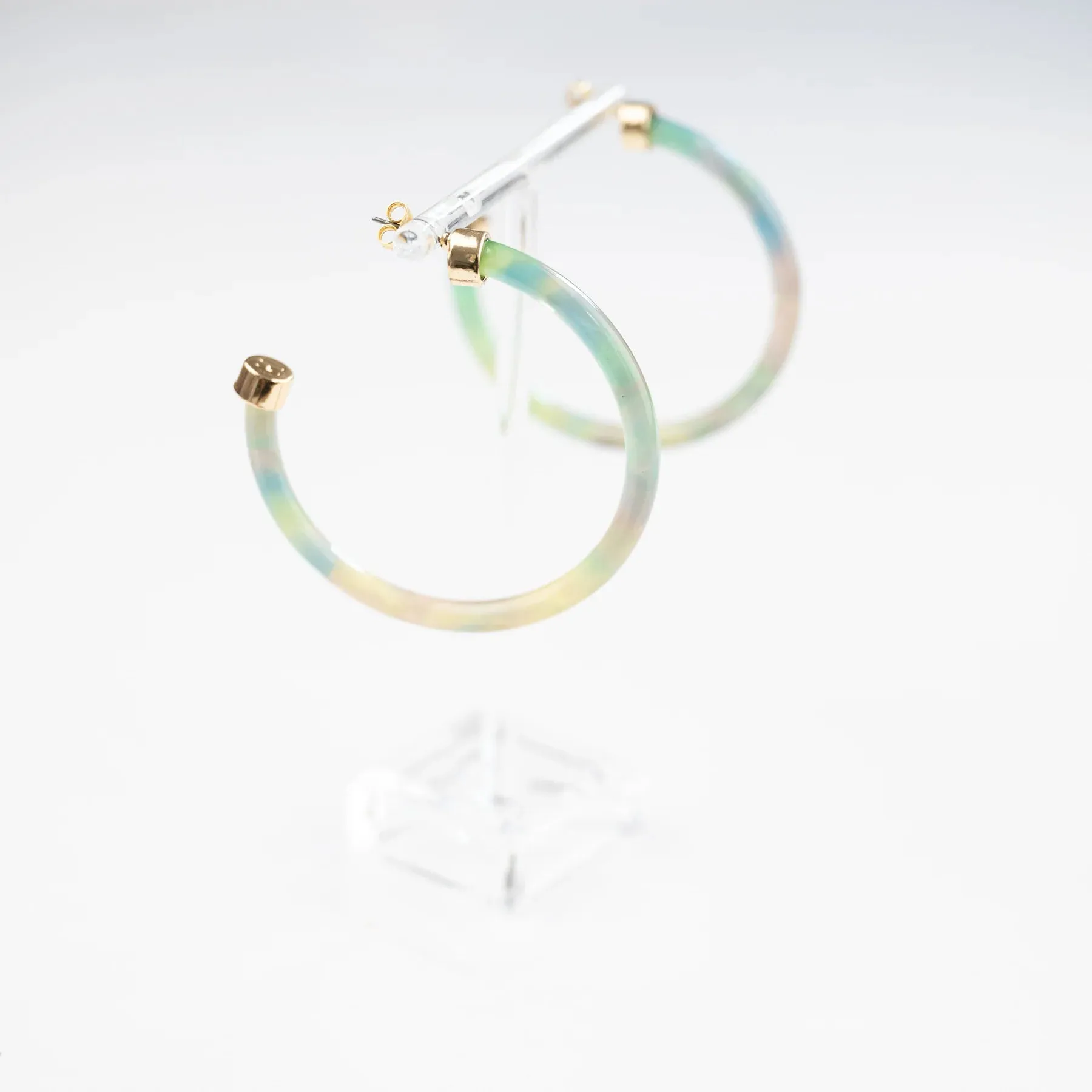 OVER THE RAINBOW HOOP EARRINGS