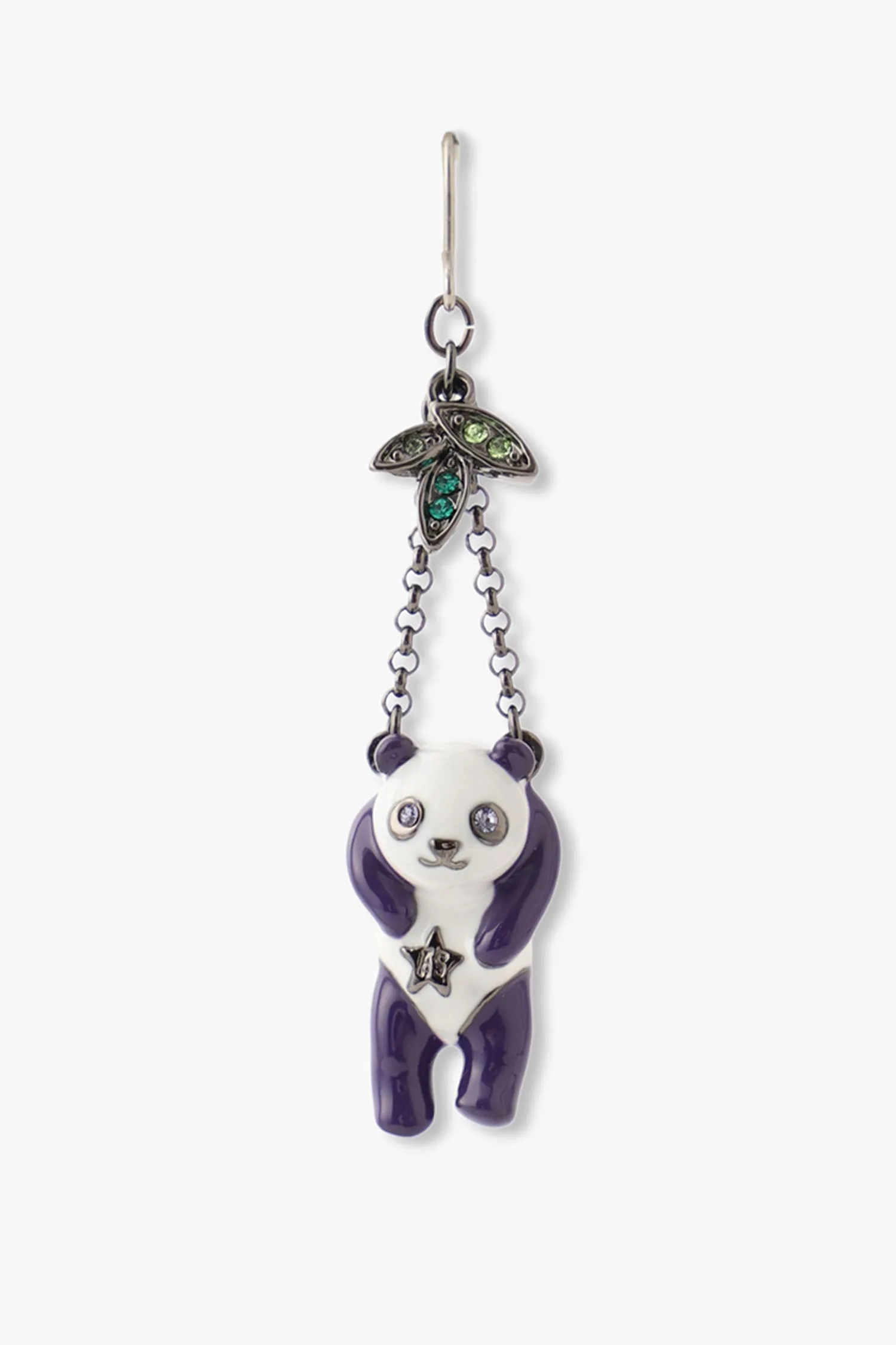 Panda Drop Chain Earrings Annasui