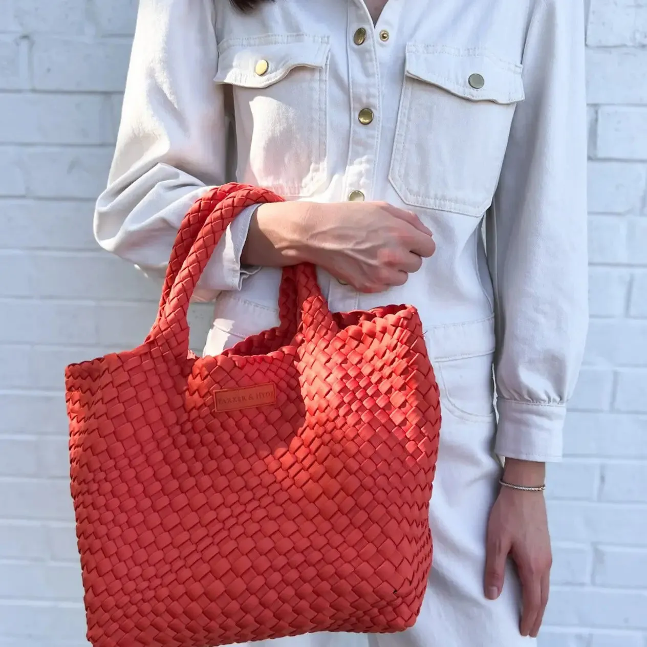 PARKER AND HYDE - WOVEN TOTE BAG