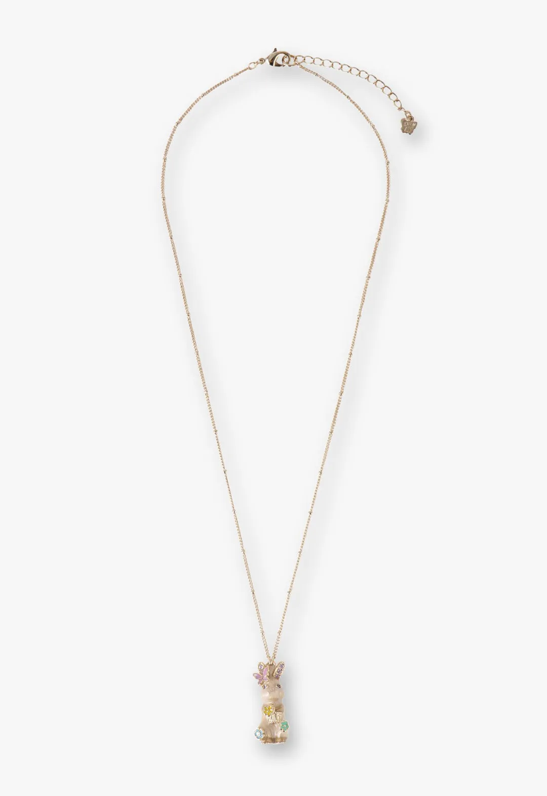 Pastel Bunny Charm Necklace Annasui