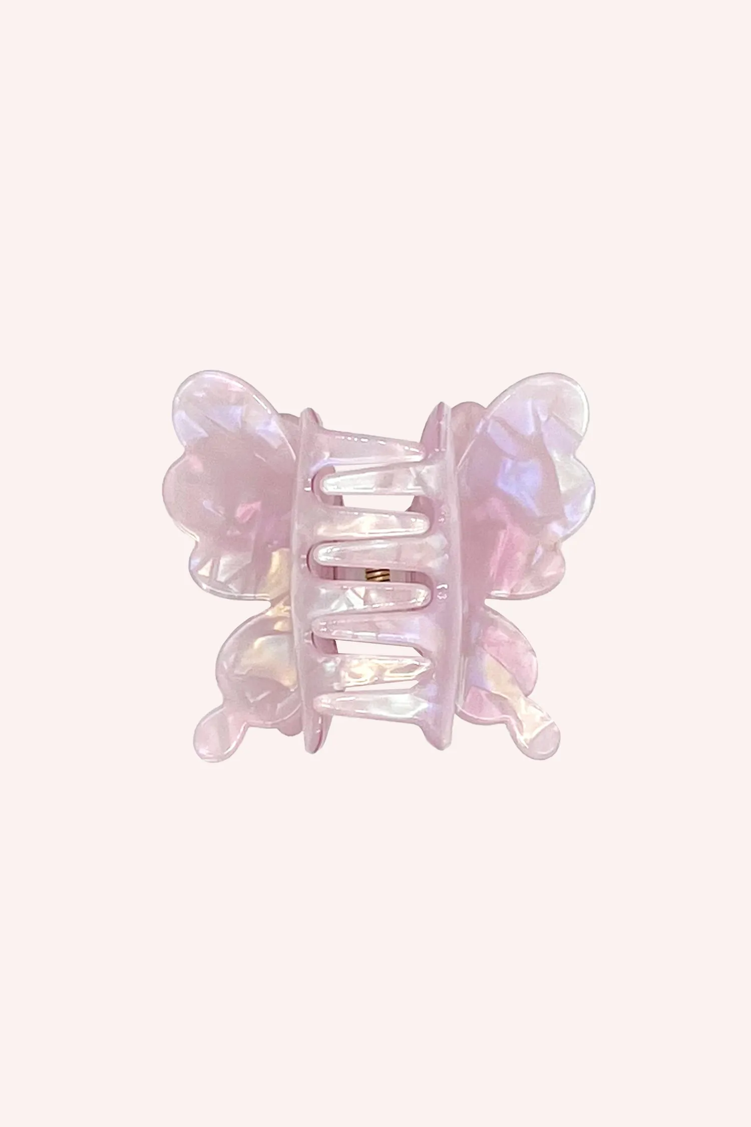 Pastel Iridescent Butterfly Jaw Clip Lilac Annasui