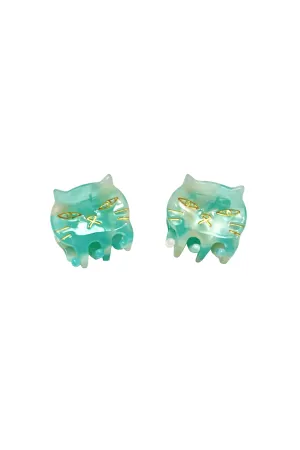 Pastel Meow Cat Jaw Pair Aqua Annasui