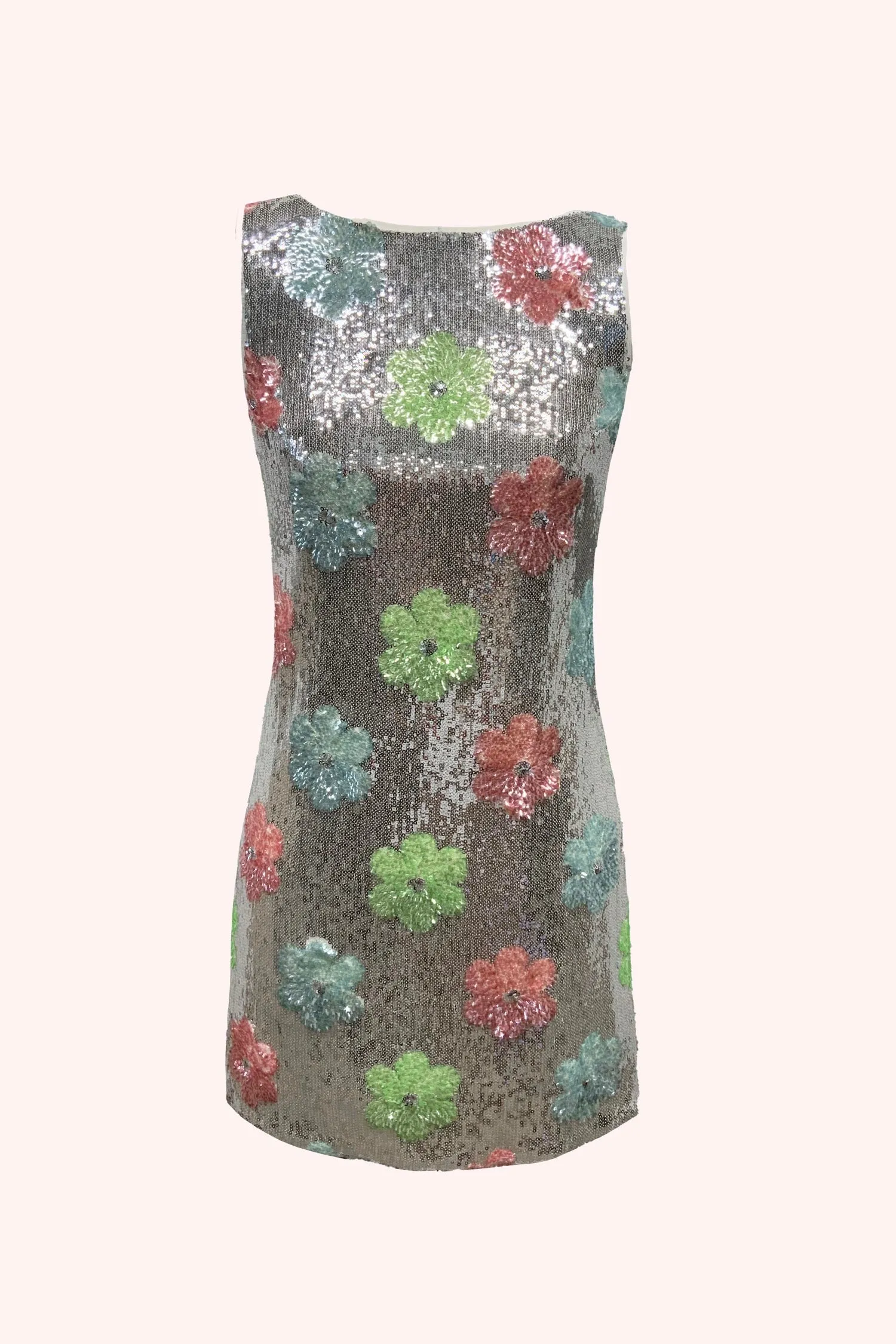 Pastel Posies Sequin Dress Annasui