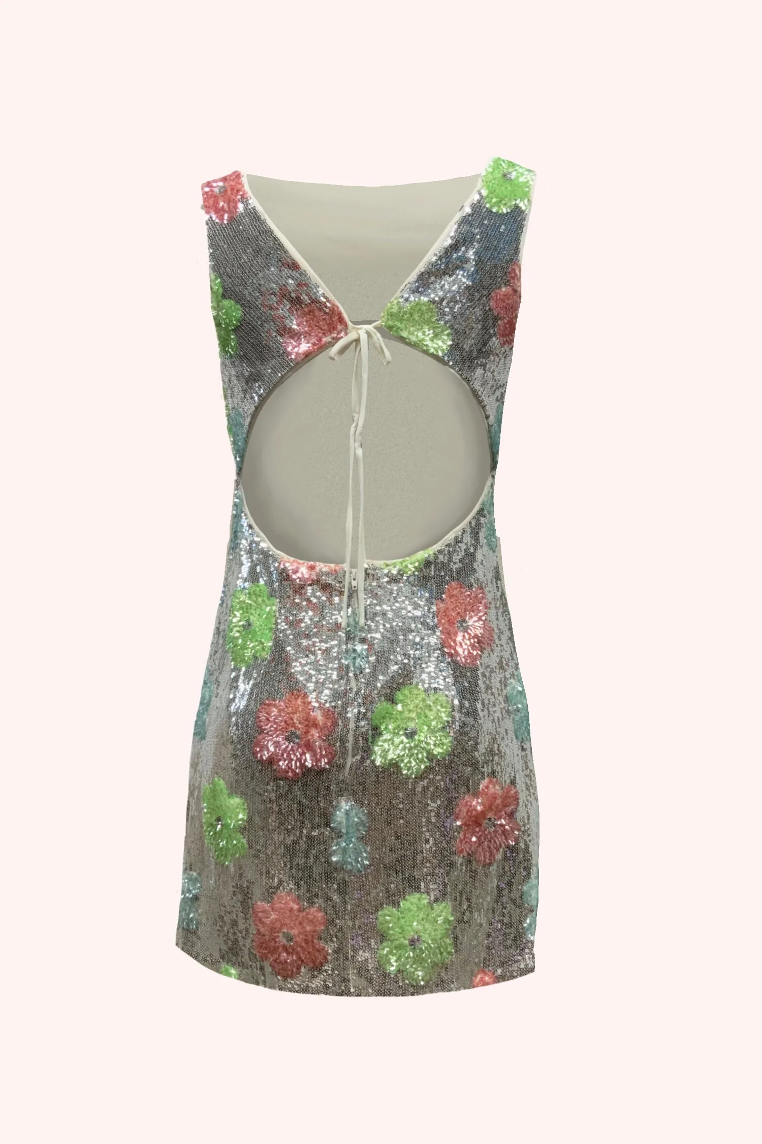 Pastel Posies Sequin Dress Annasui