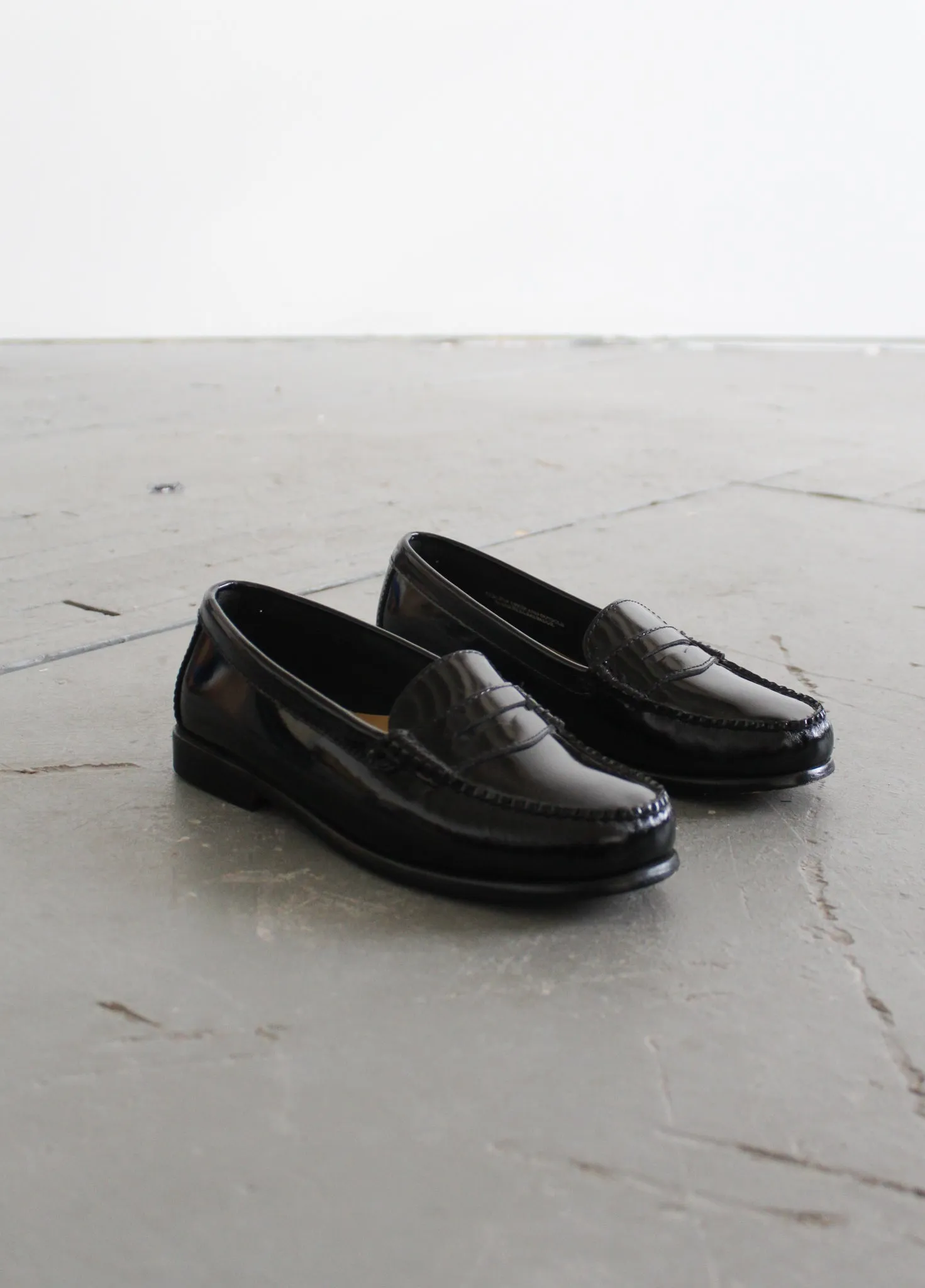 patent penny loafers size 7 1919 Vintage