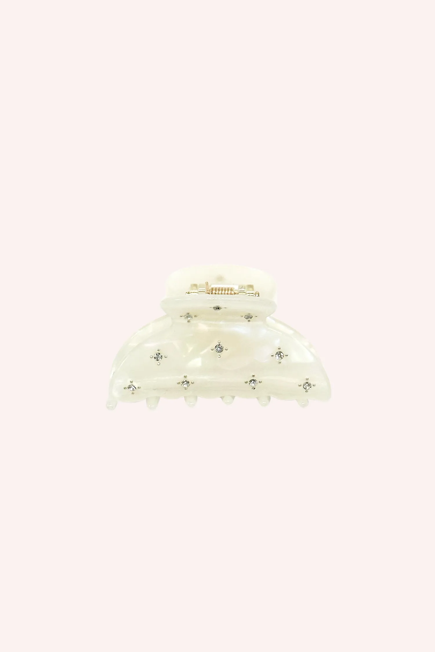 Pearl Medium Pastel Crystal Jaw Clip Annasui