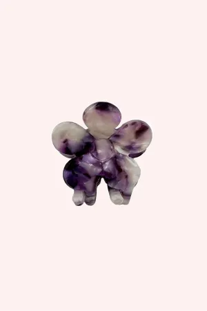 Petite Forget Me Not Flower Clip Amethyst Annasui
