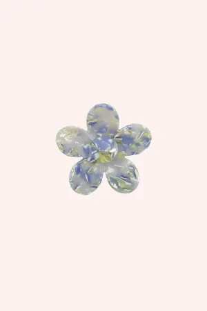 Petite Forget Me Not Flower Clip Aquamarine Annasui