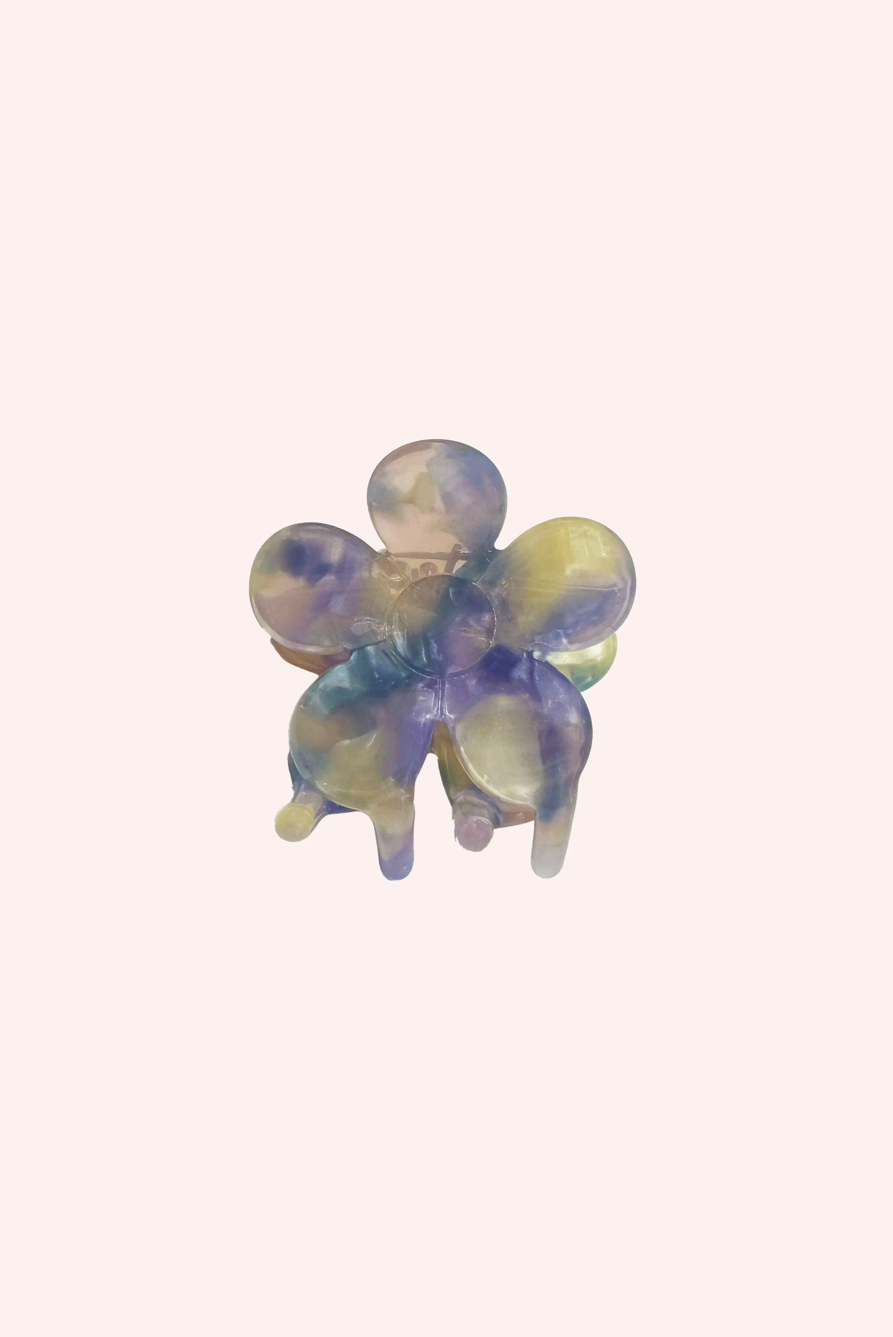 Petite Forget Me Not Flower Clip Aquamarine Annasui
