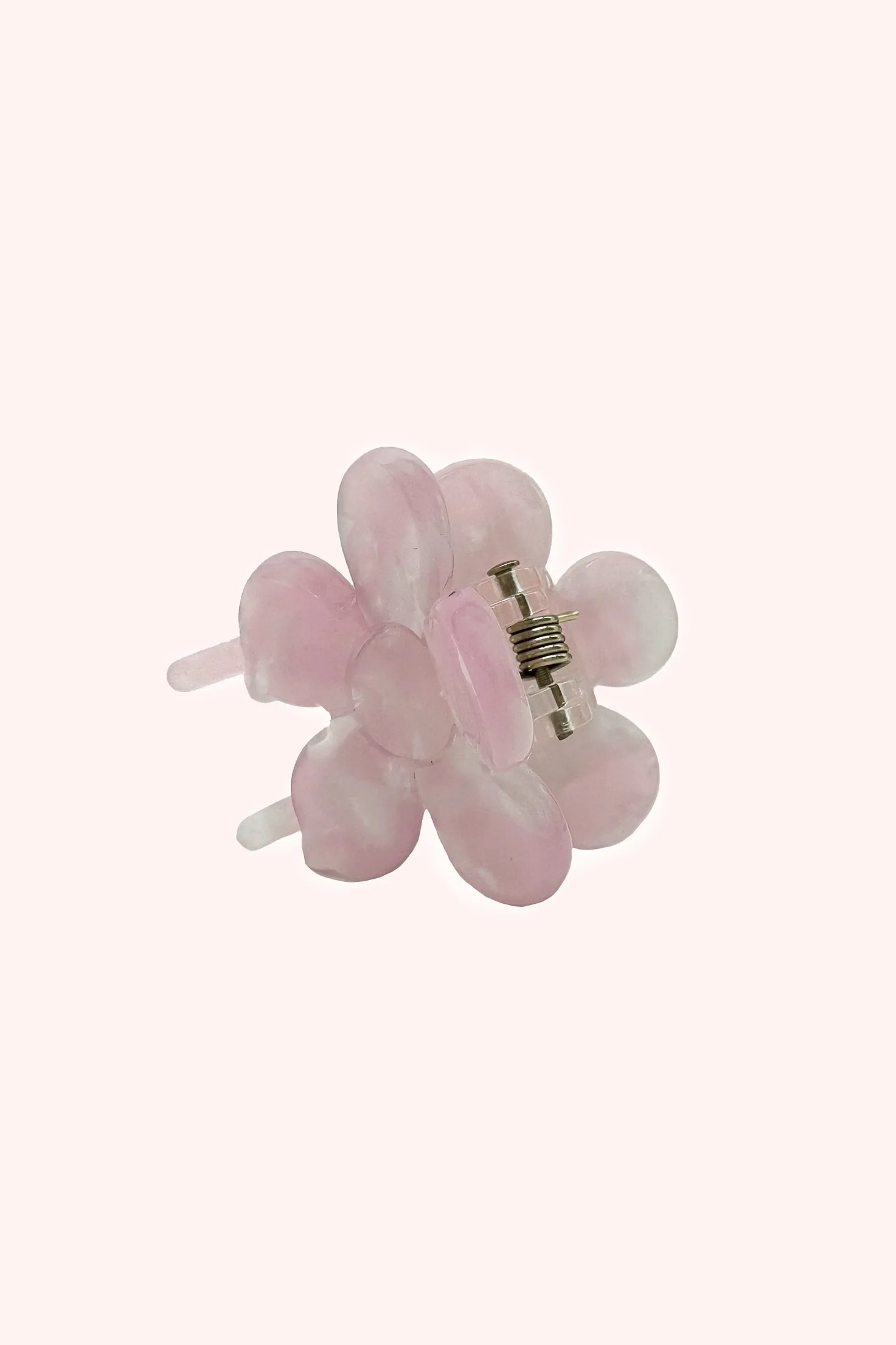 Petite Forget Me Not Flower Clip Rose Quartz Annasui