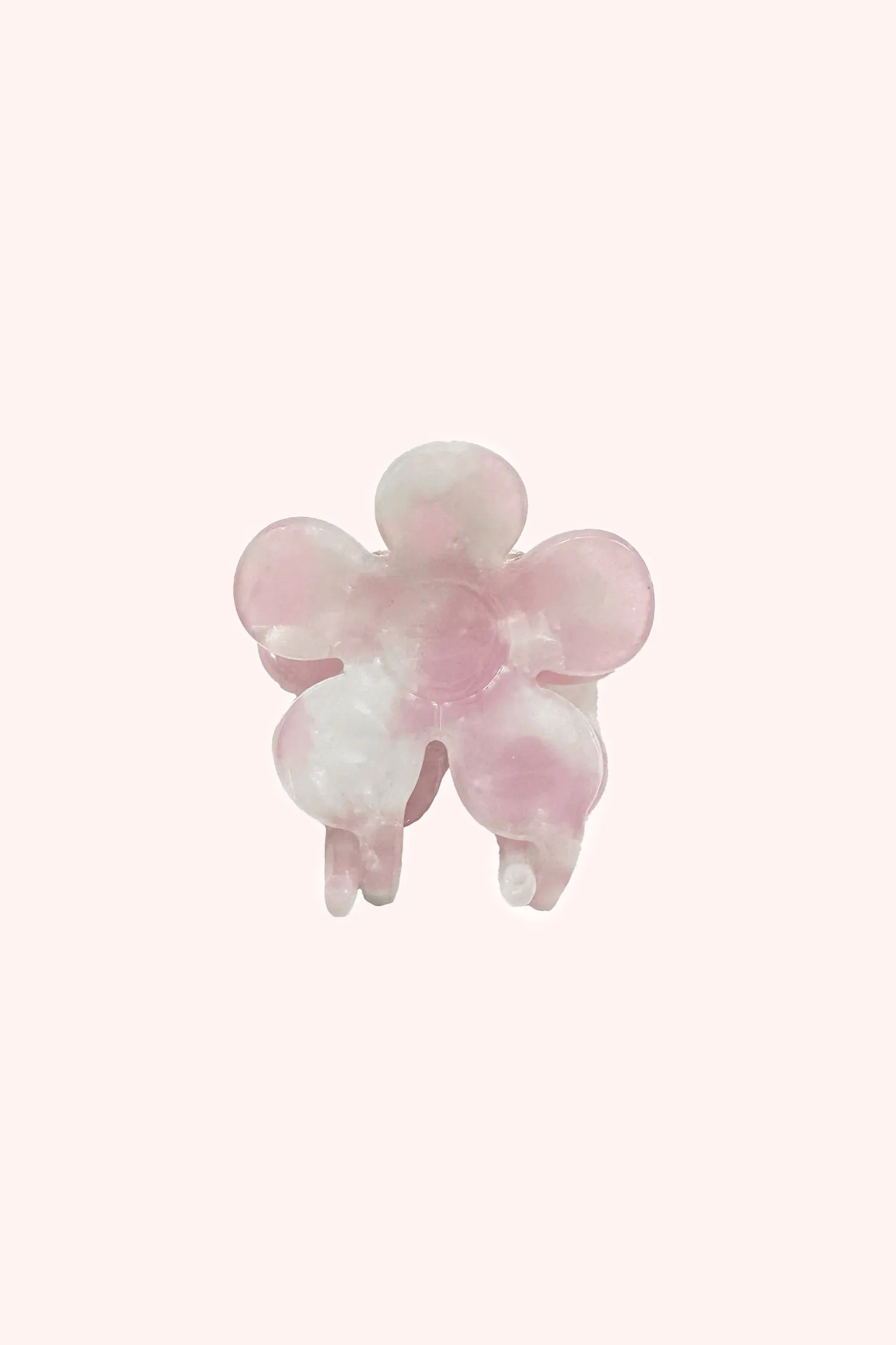 Petite Forget Me Not Flower Clip Rose Quartz Annasui
