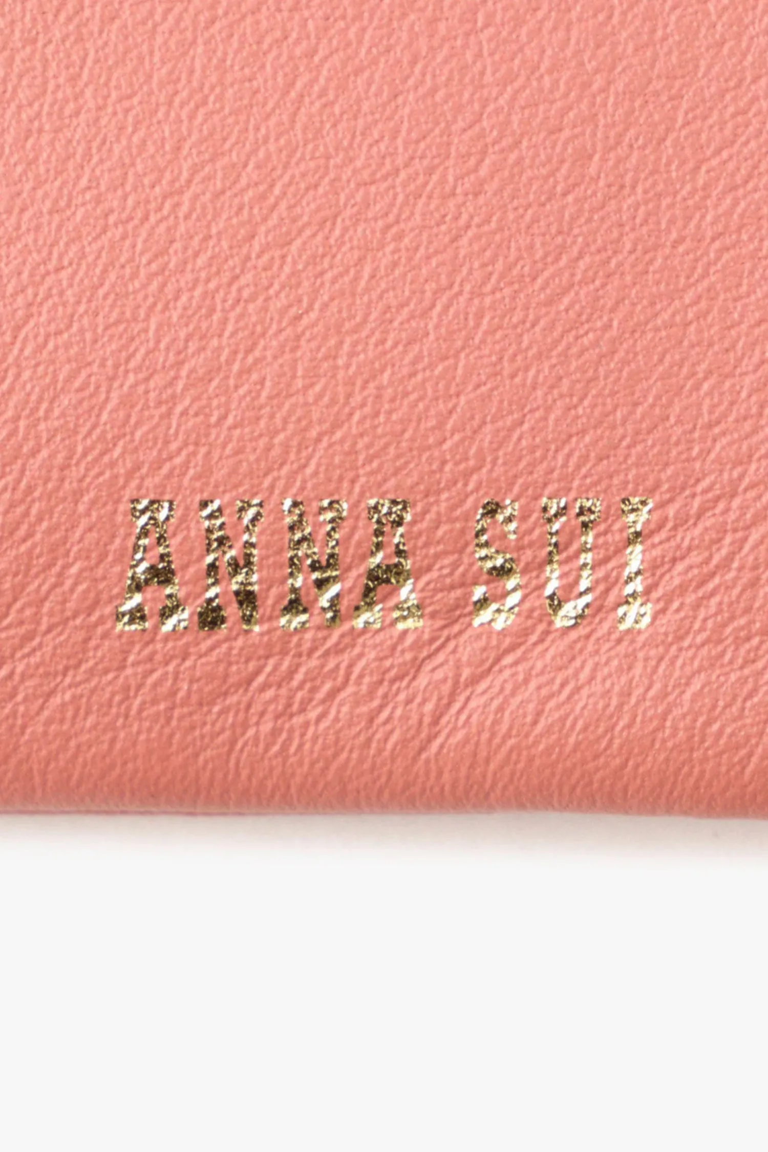 Pink Penny Loafer Small Wallet Annasui