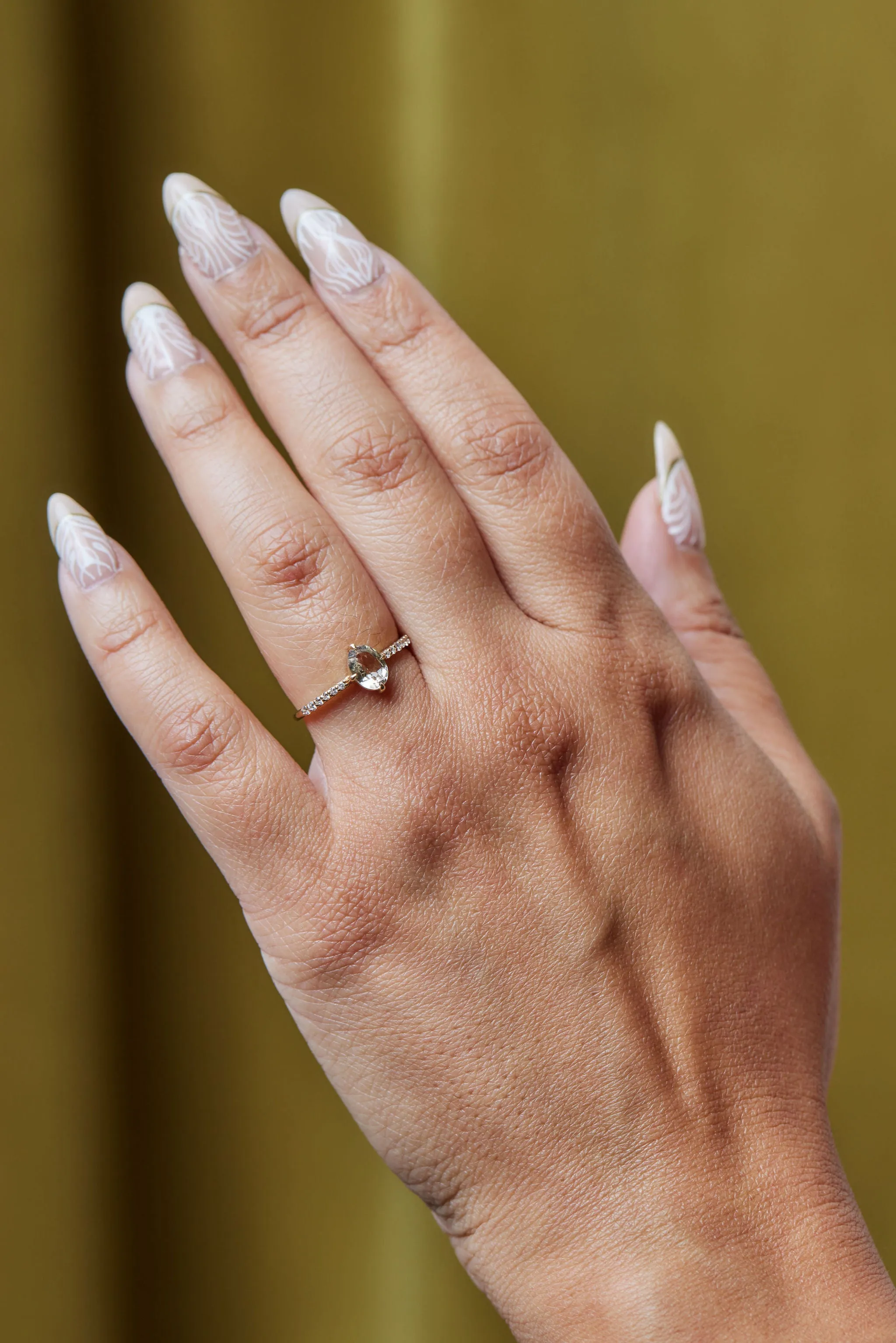 Pink Tourmaline Solitaire Ring
