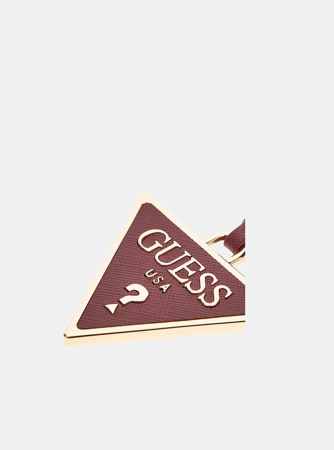 Pink Triangle Logo Keyring Guess